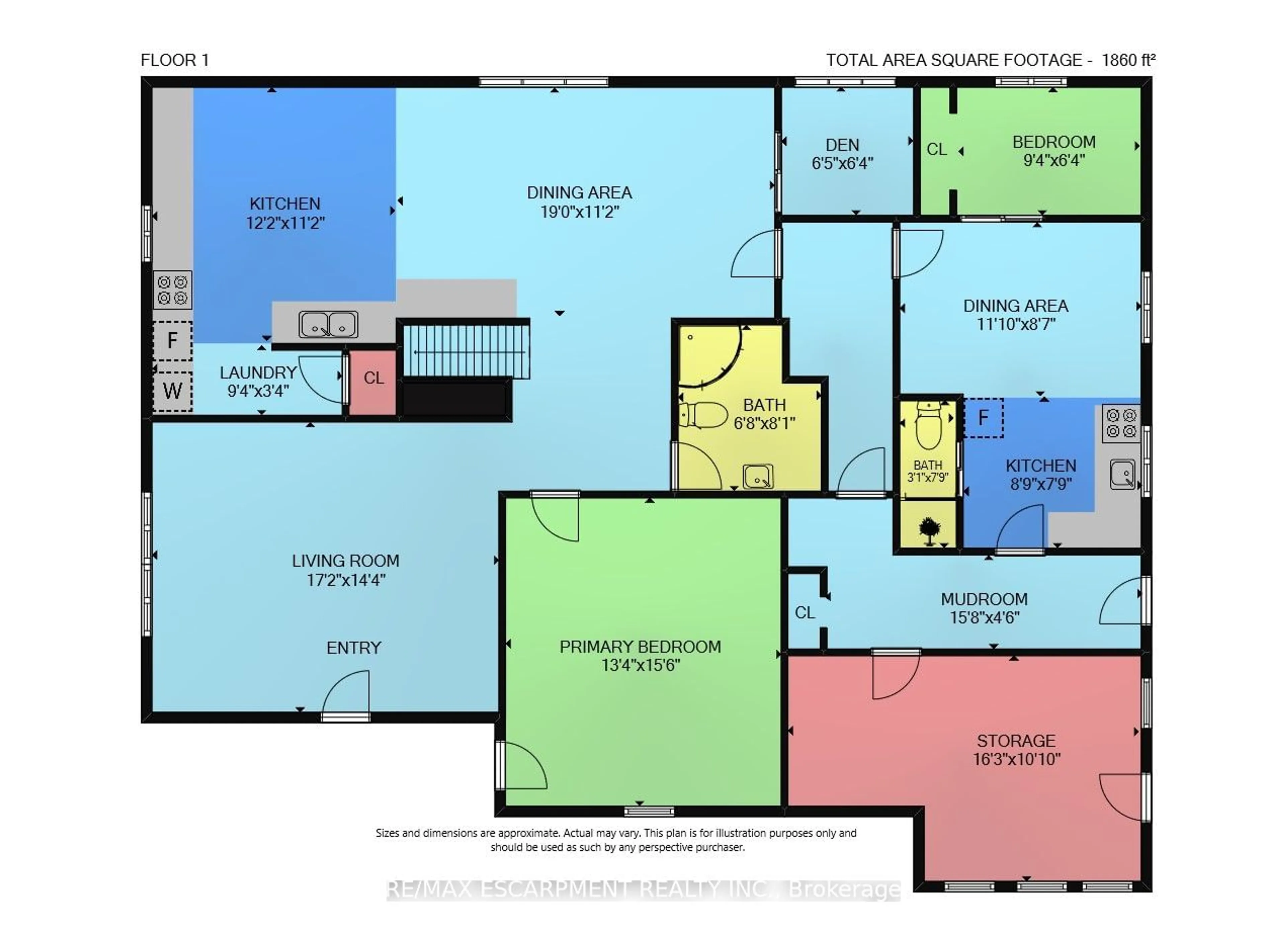 Floor plan for 1047 Ridge Rd, Hamilton Ontario L8J 2X4