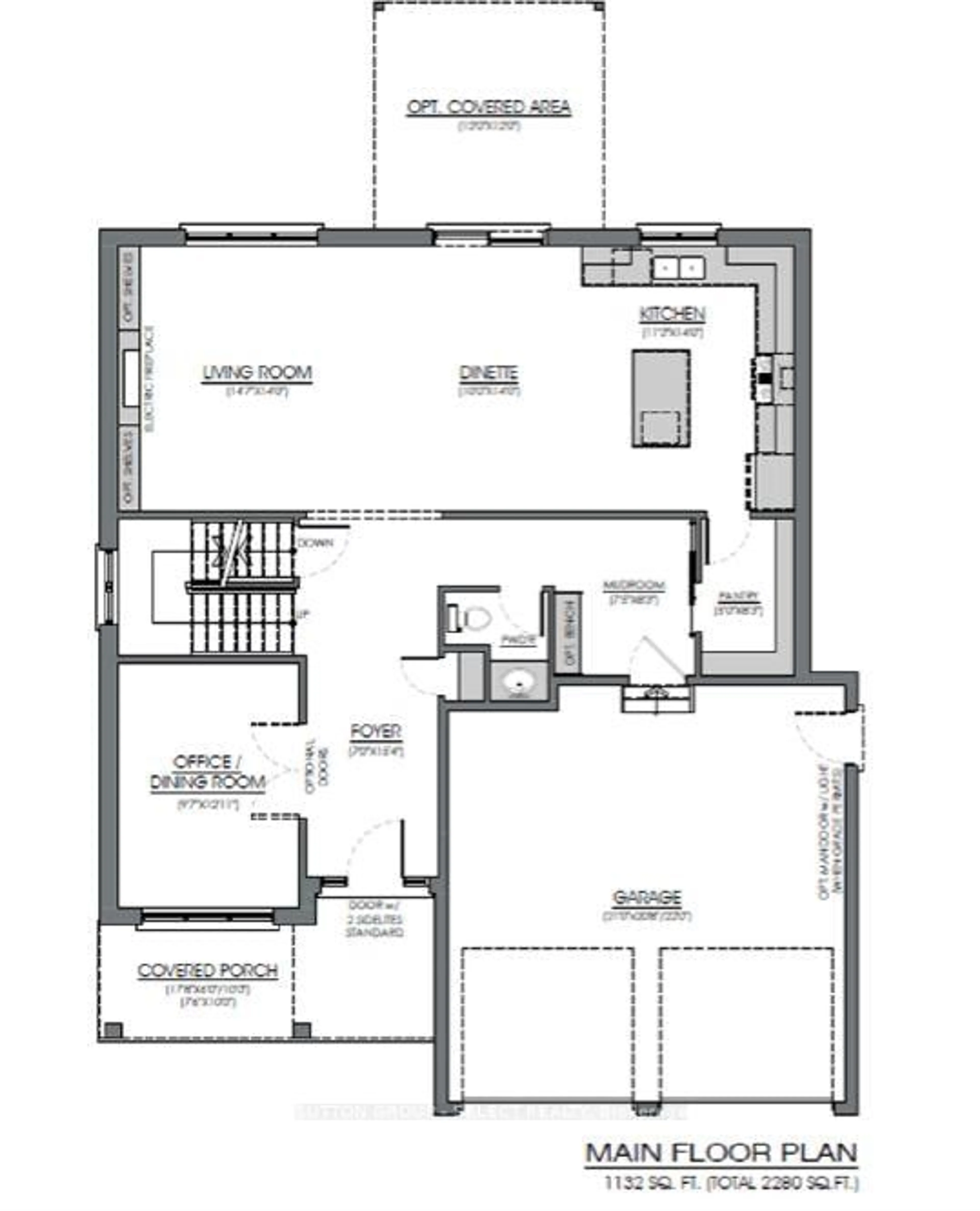 Floor plan for LOT 74 FIVE STAKES St, Southwold Ontario N5P 3T2