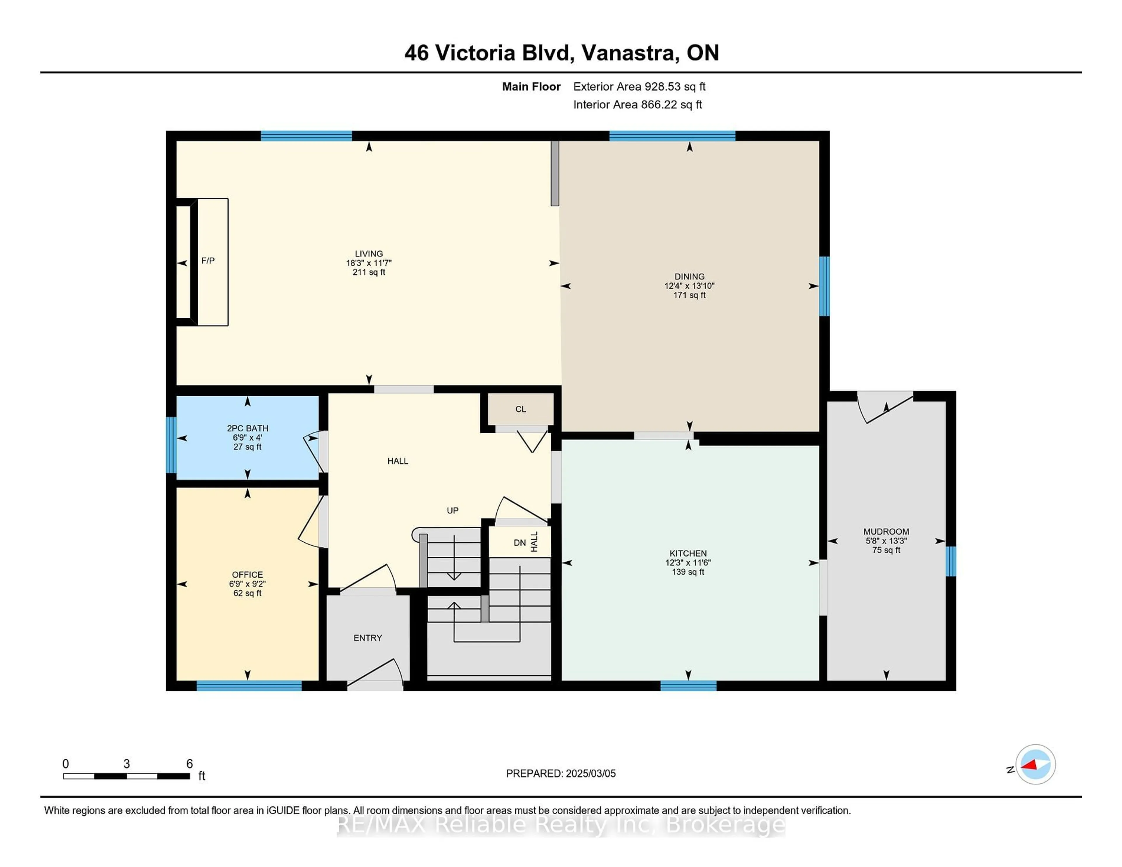 Floor plan for 46 Victoria Blvd, Huron East Ontario N0M 1L0