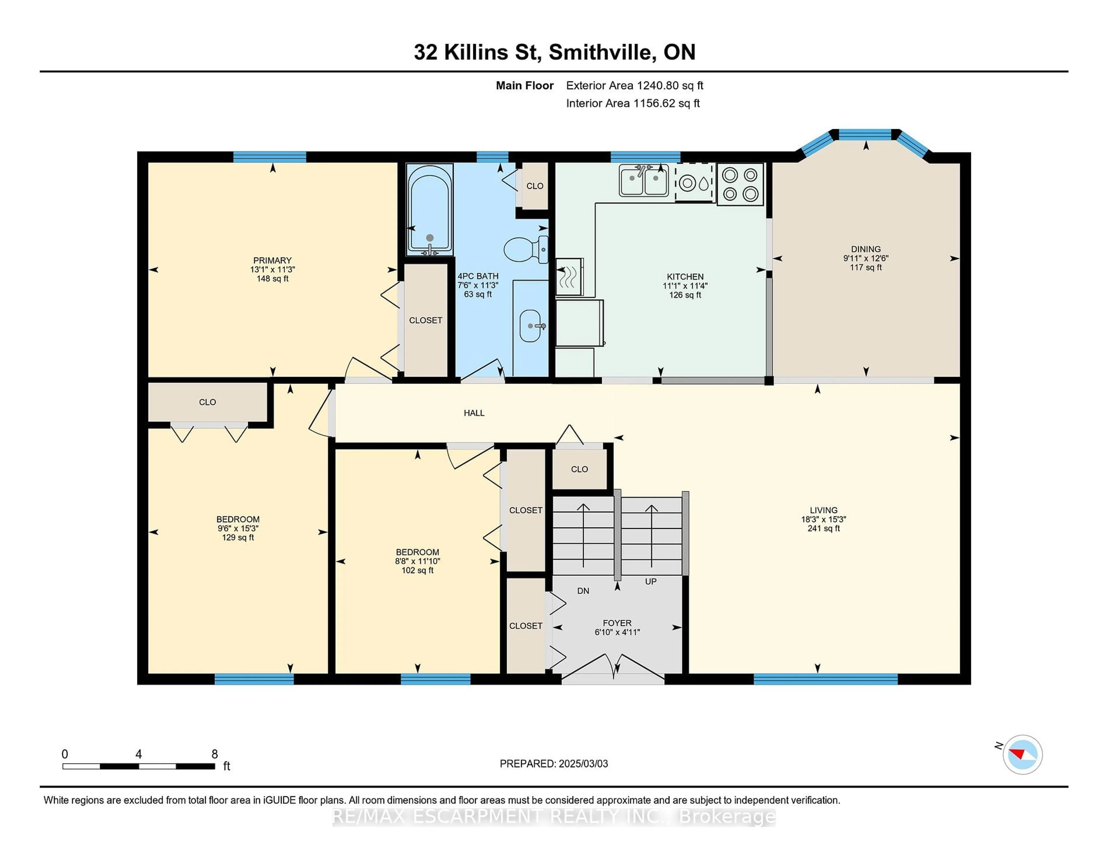 Floor plan for 32 Killins St, West Lincoln Ontario L0R 2A0