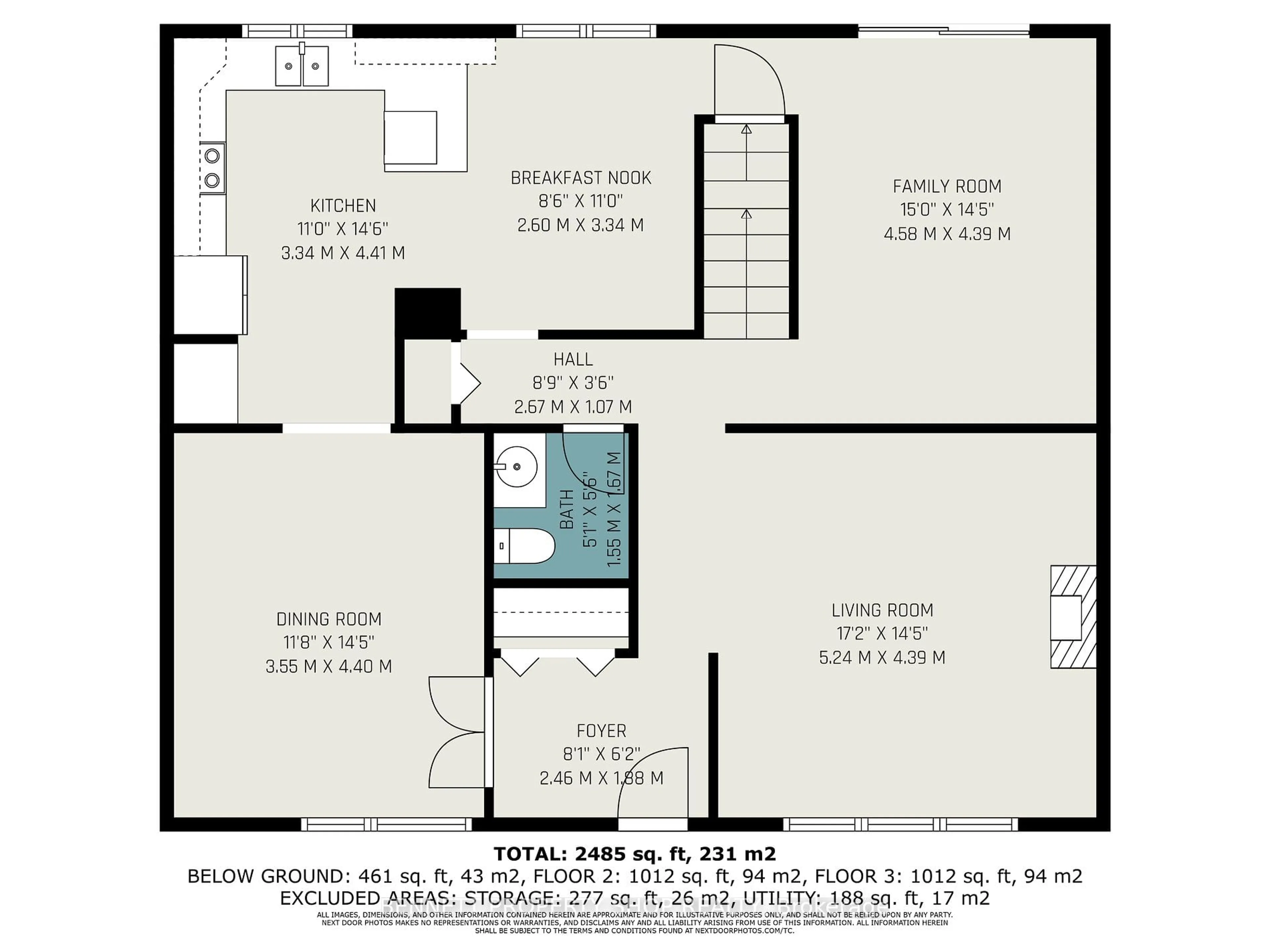 Floor plan for 3351 Chilliwack Way, Blossom Park - Airport and Area Ontario K1T 1P4