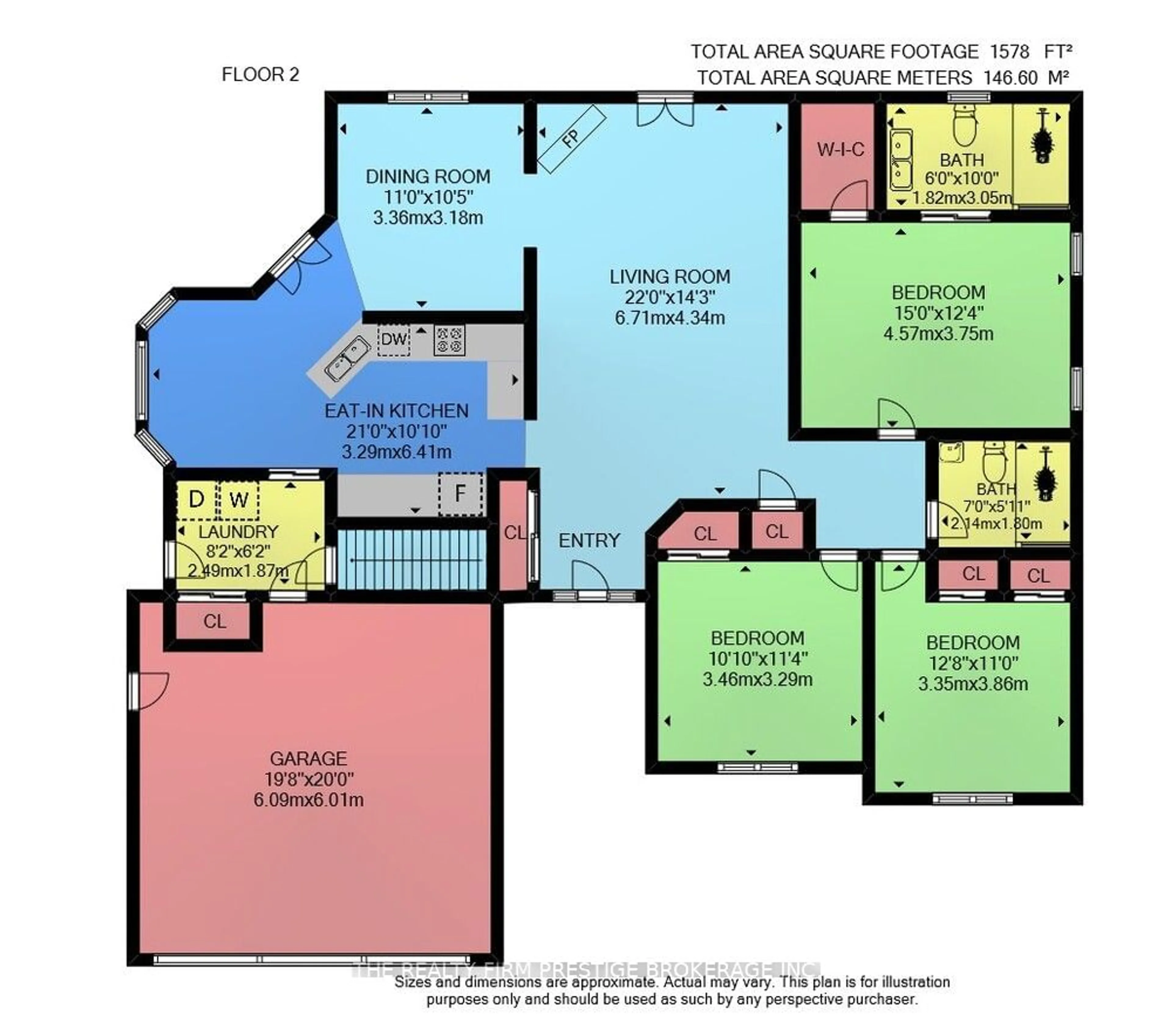 Floor plan for 25262 Eagle Crt, West Elgin Ontario N0L 2P0