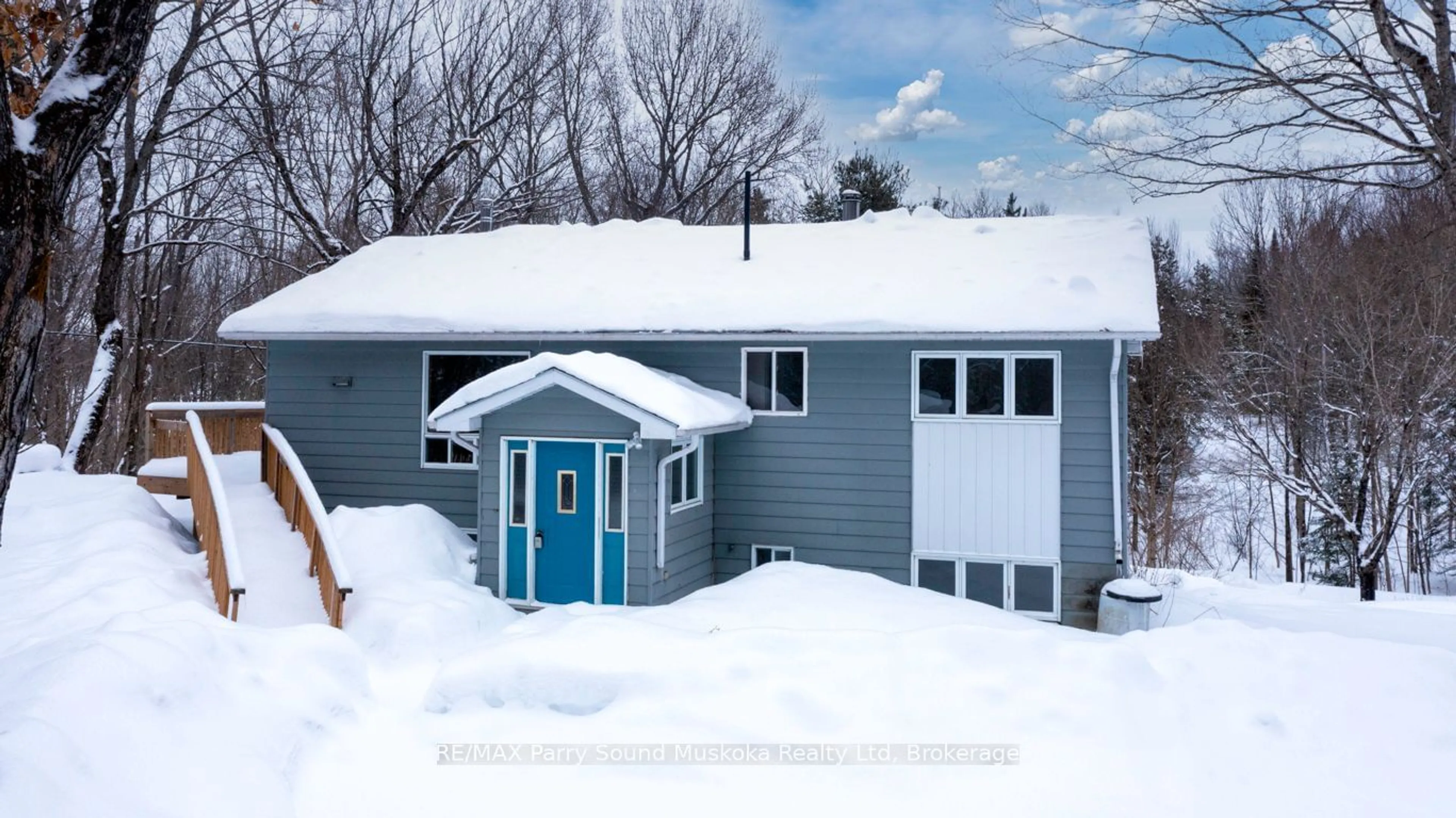 Home with vinyl exterior material, street for 494 Canning Rd, Whitestone Ontario P0A 1G0