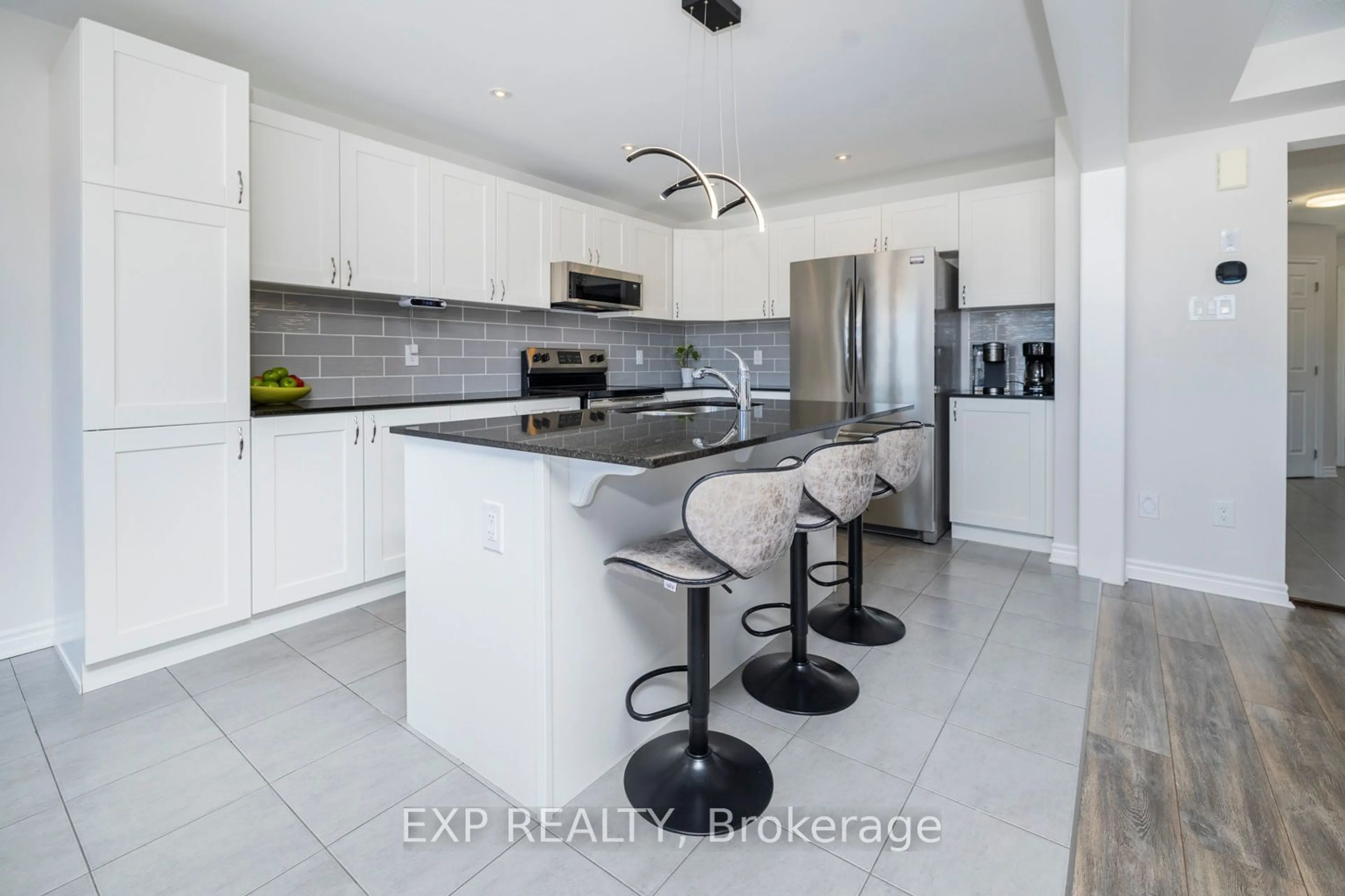 Contemporary kitchen, ceramic/tile floor for 161 Cranesbill Rd, Kanata Ontario K2V 0J4