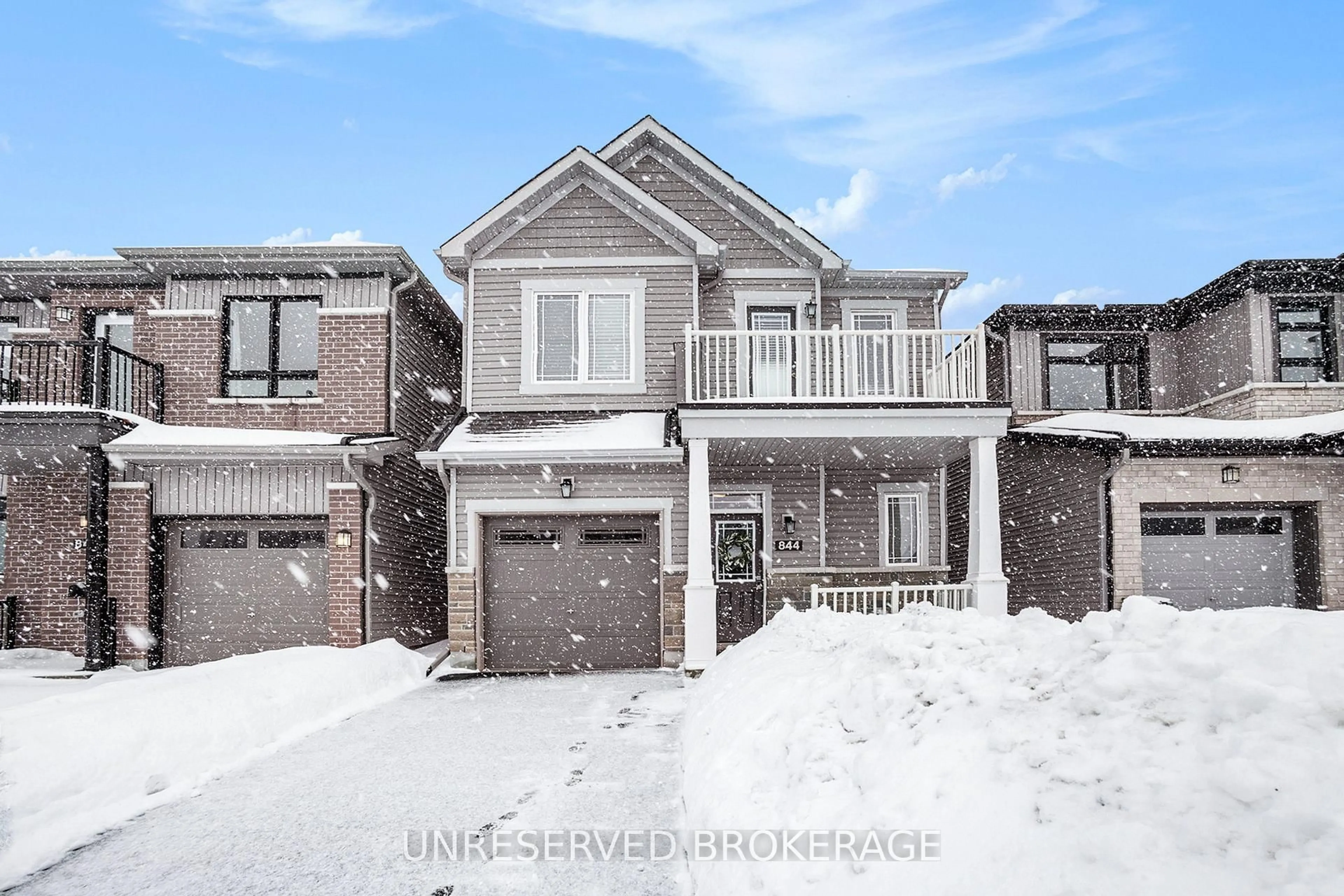 Home with brick exterior material, street for 844 Snap Hook Cres, Barrhaven Ontario K2J 6V7