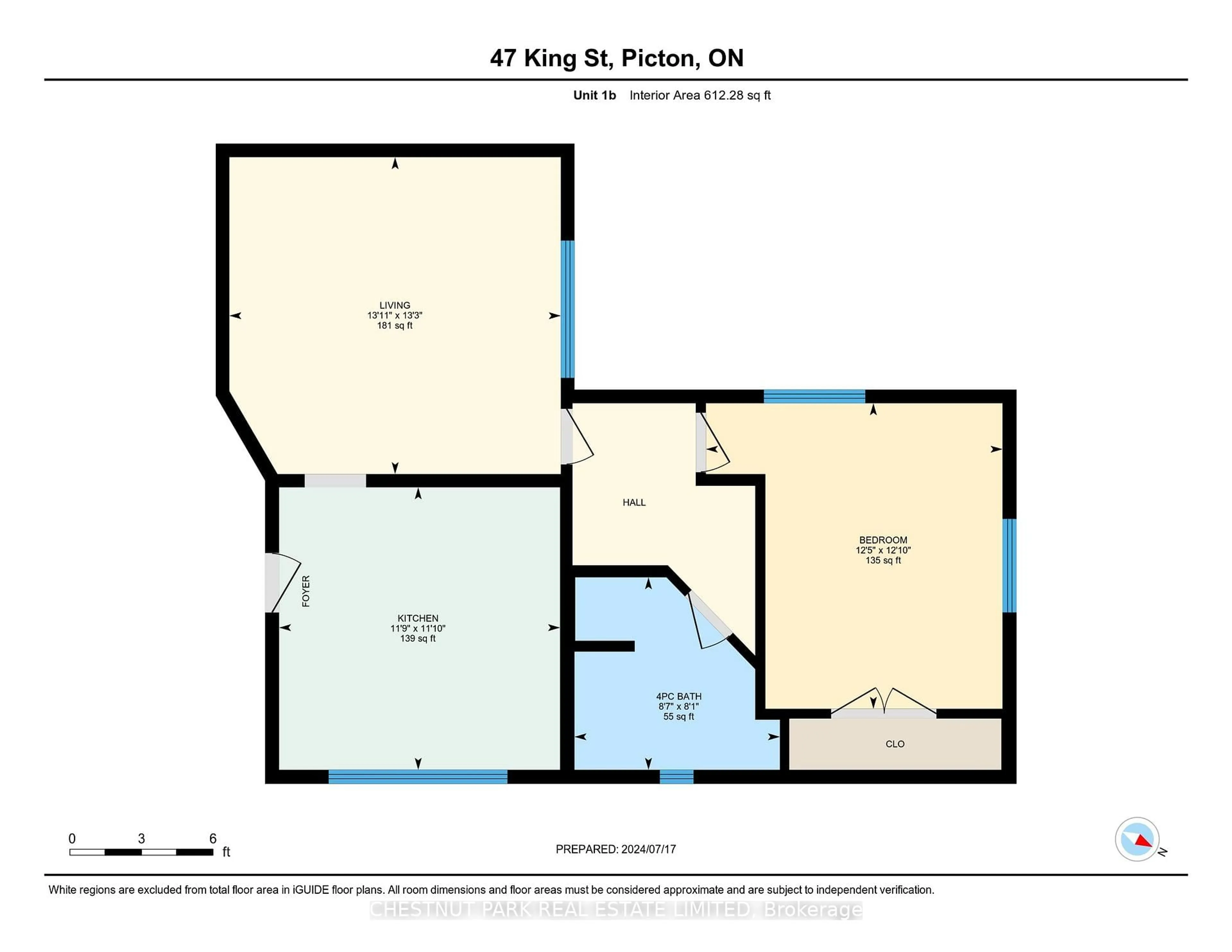 Floor plan for 47 King St, Prince Edward County Ontario K0K 2T0