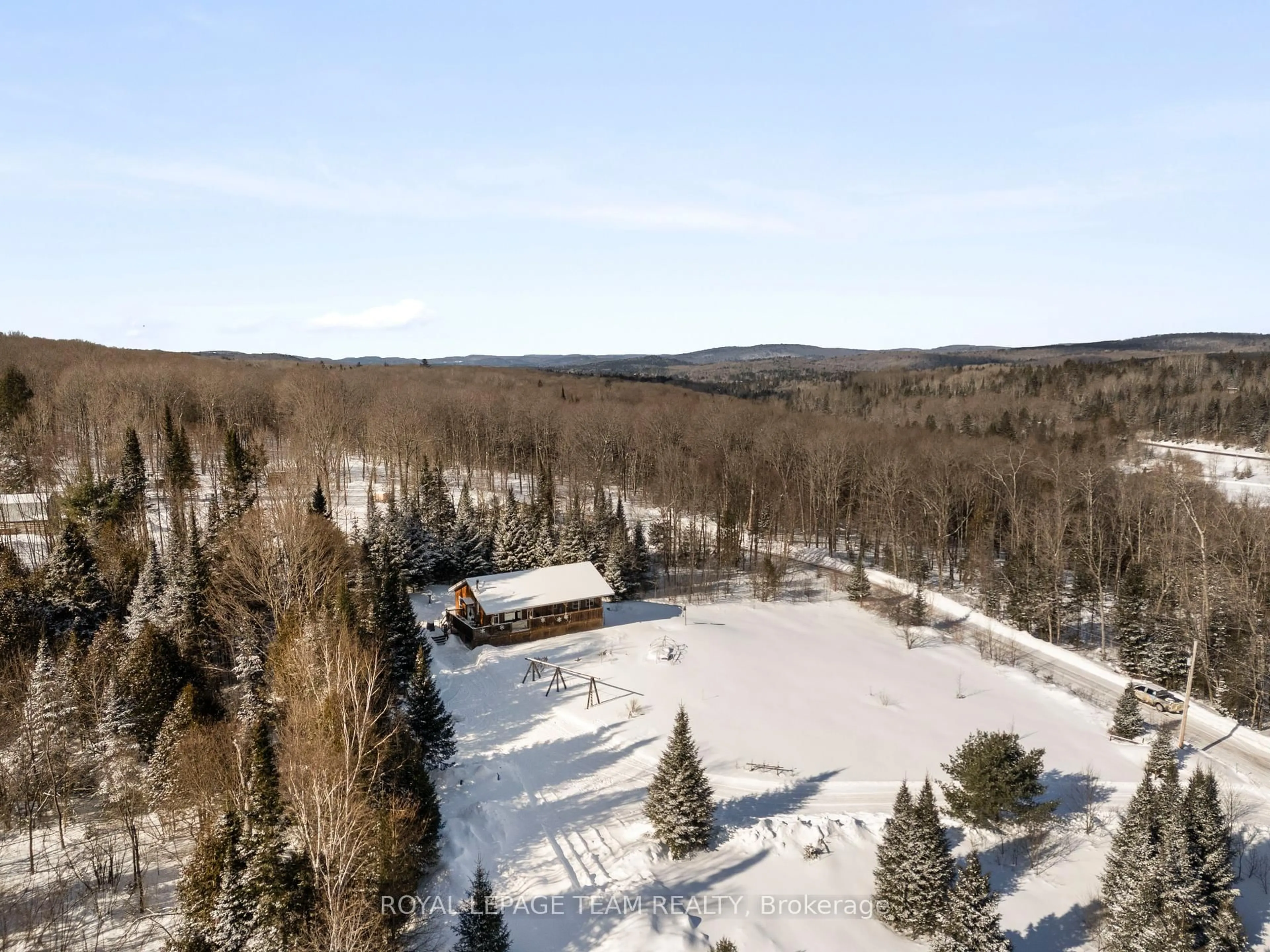 A pic from outside/outdoor area/front of a property/back of a property/a pic from drone, forest/trees view for 105 HEINS Rd, Brudenell, Lyndoch and Raglan Ontario K0J 2E0