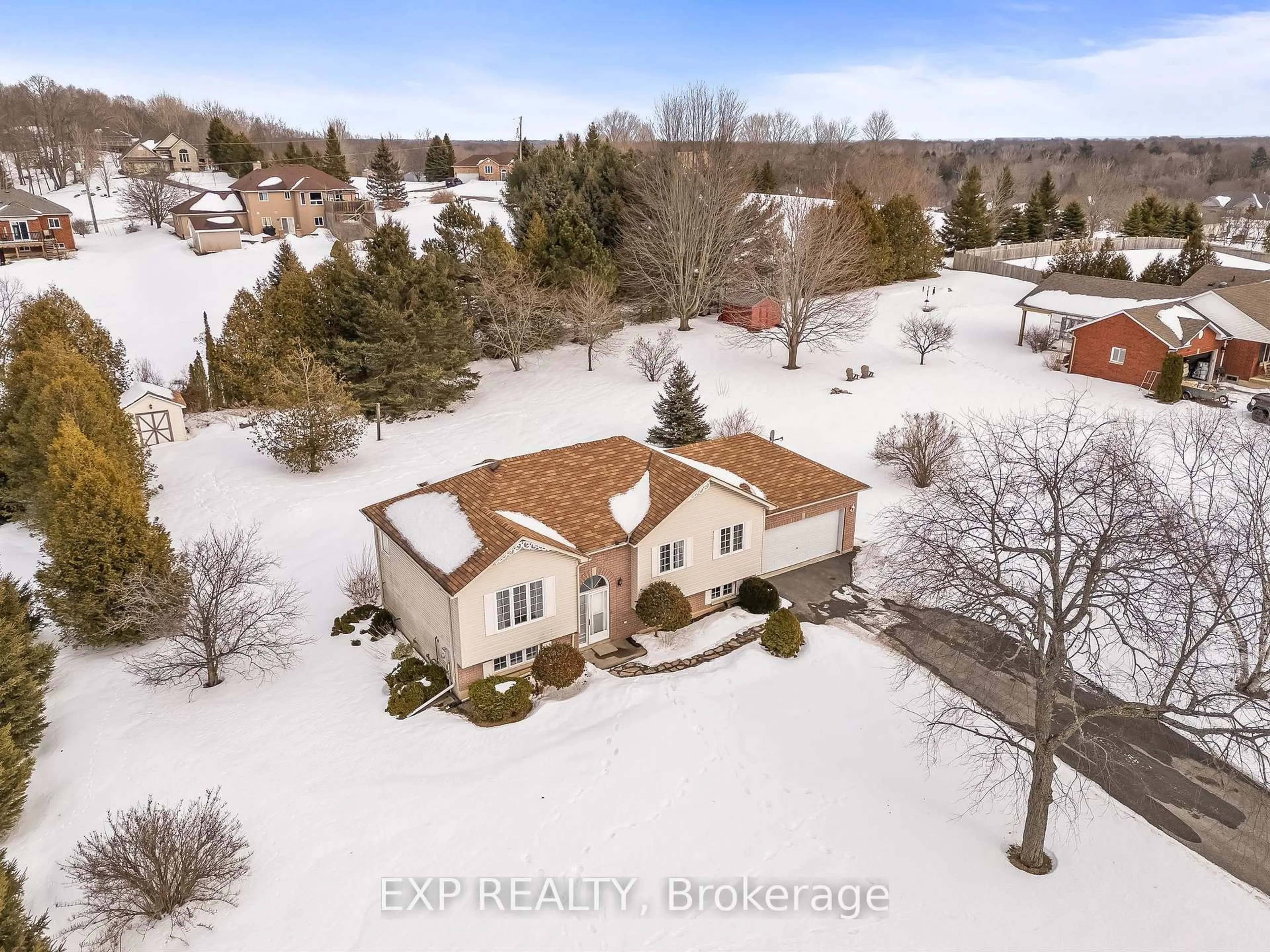 A pic from outside/outdoor area/front of a property/back of a property/a pic from drone, street for 395 Brimley Rd, Alnwick/Haldimand Ontario K0K 2G0