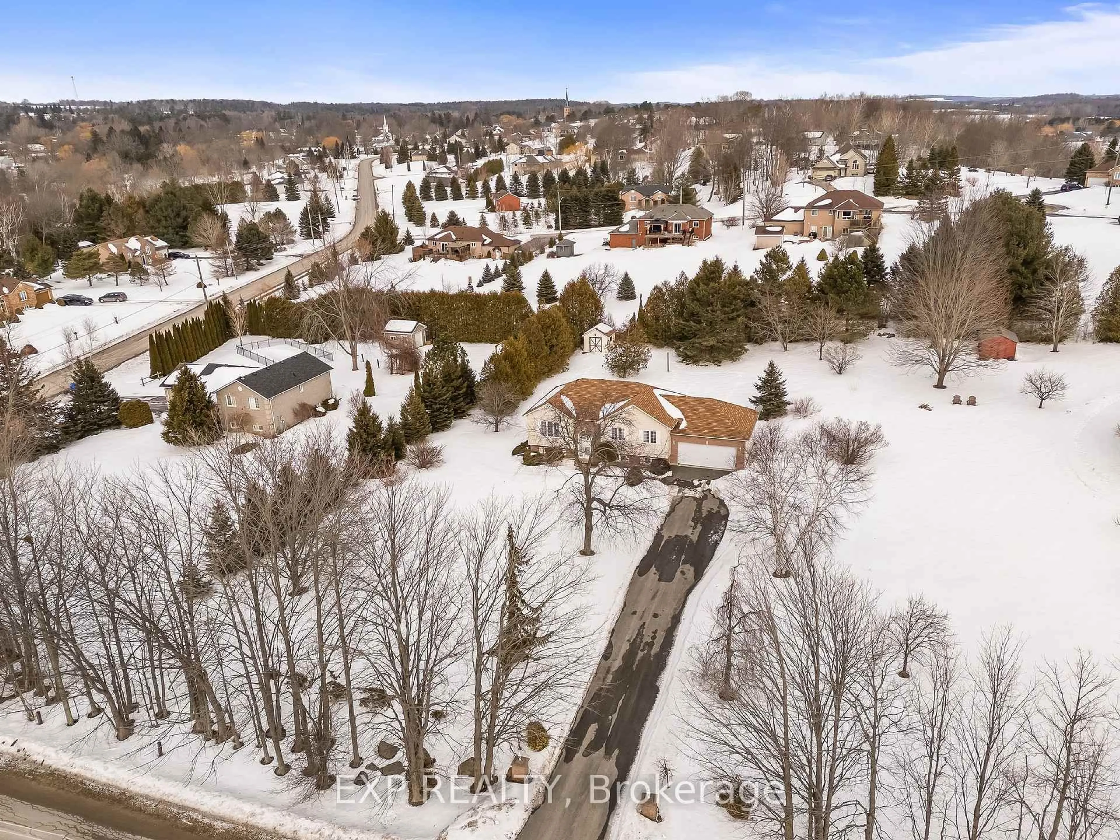 A pic from outside/outdoor area/front of a property/back of a property/a pic from drone, street for 395 Brimley Rd, Alnwick/Haldimand Ontario K0K 2G0