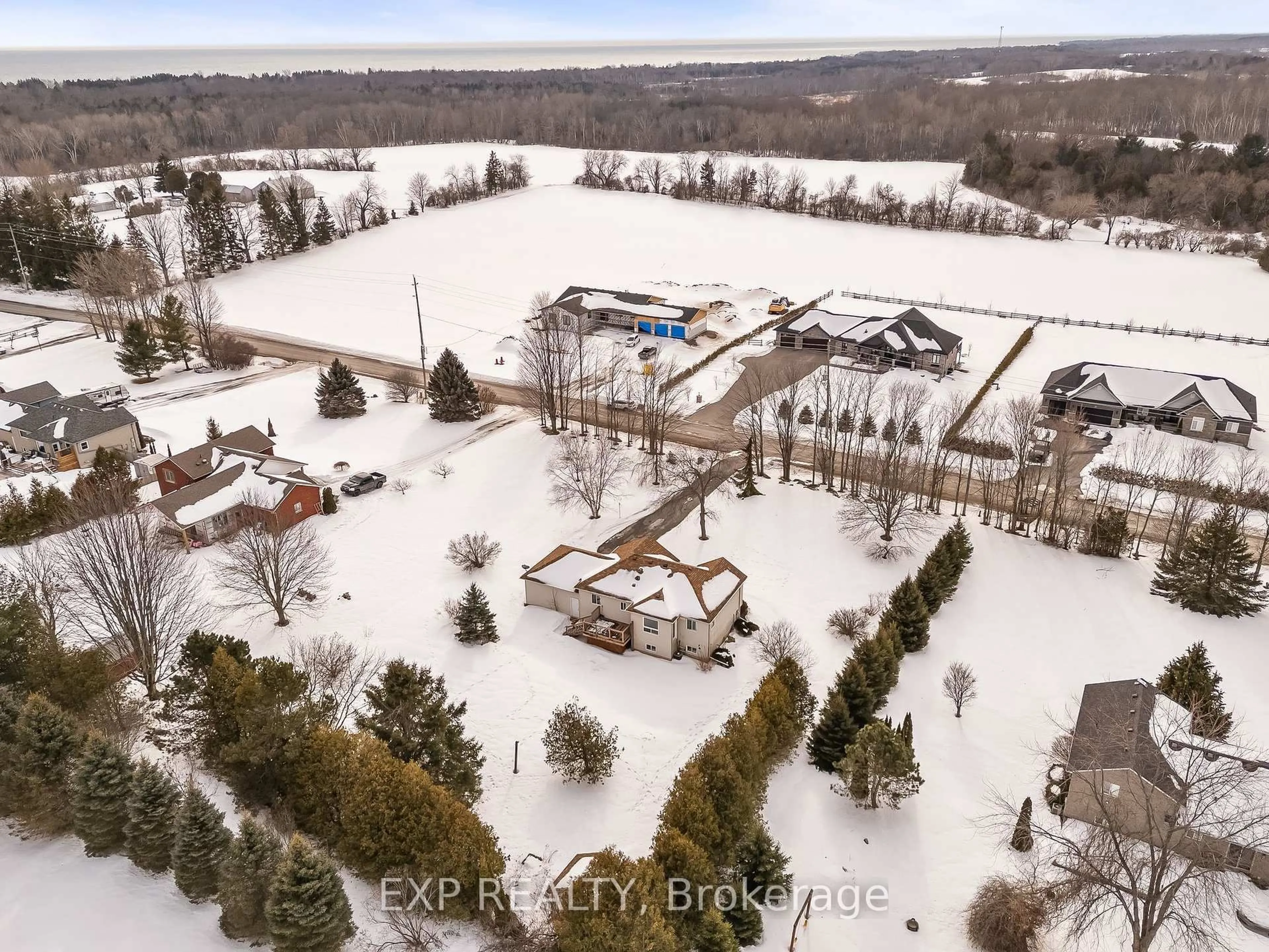 A pic from outside/outdoor area/front of a property/back of a property/a pic from drone, unknown for 395 Brimley Rd, Alnwick/Haldimand Ontario K0K 2G0