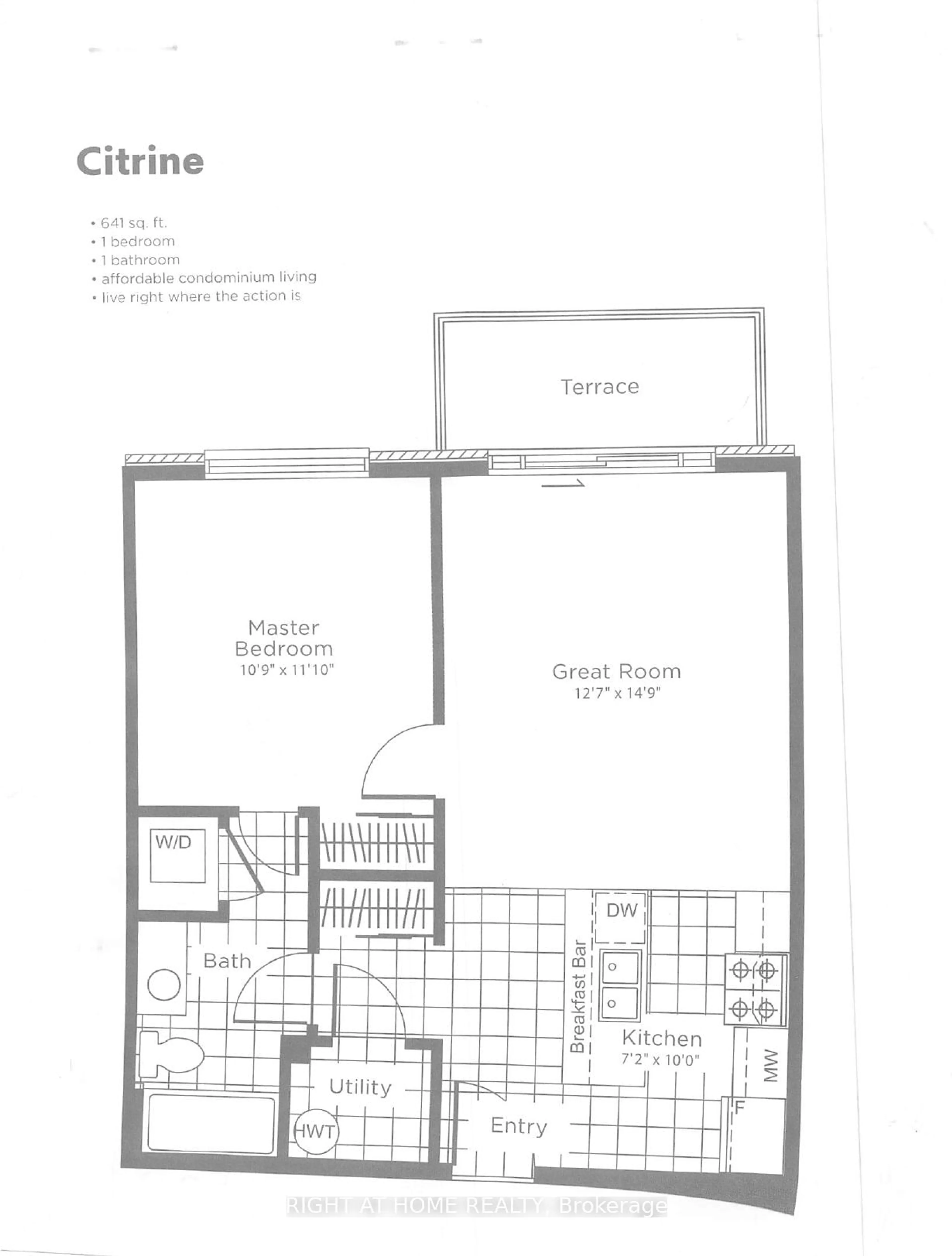 Floor plan for 100 Montblanc Pvt #403, Orleans - Convent Glen and Area Ontario K1C 0B3