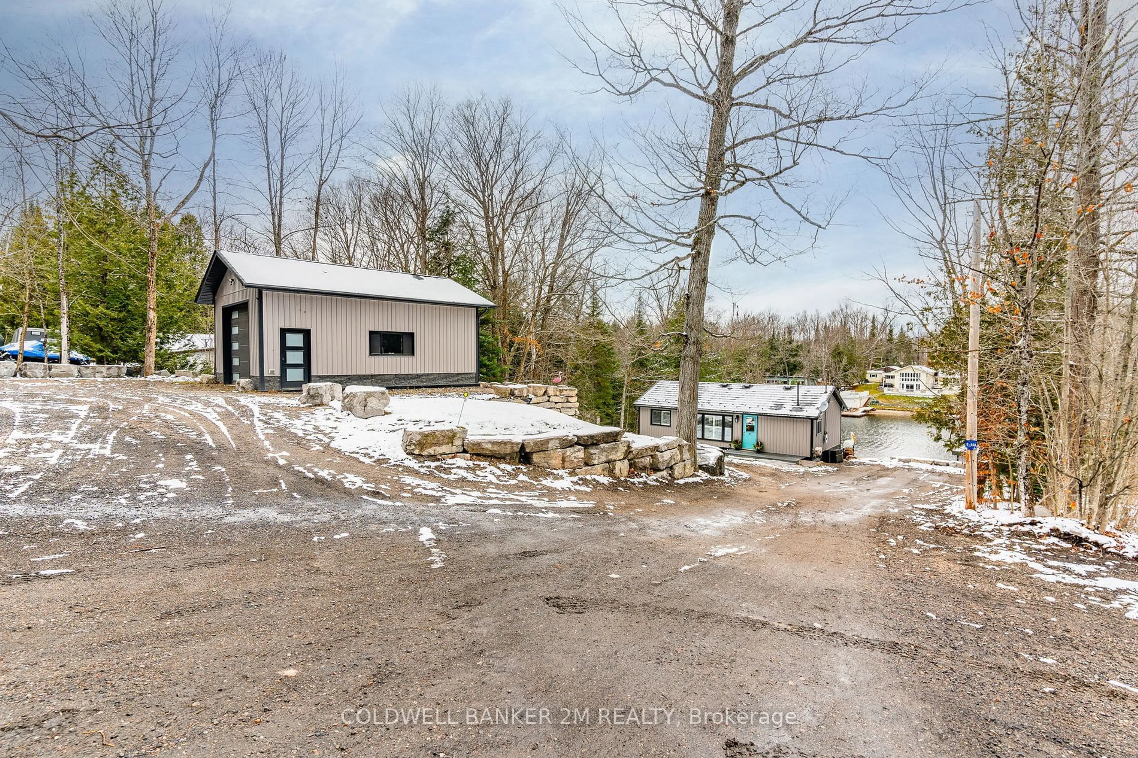 A pic from outside/outdoor area/front of a property/back of a property/a pic from drone, unknown for 1174 Birch Narrows Rd, Dysart et al Ontario K0M 1S0