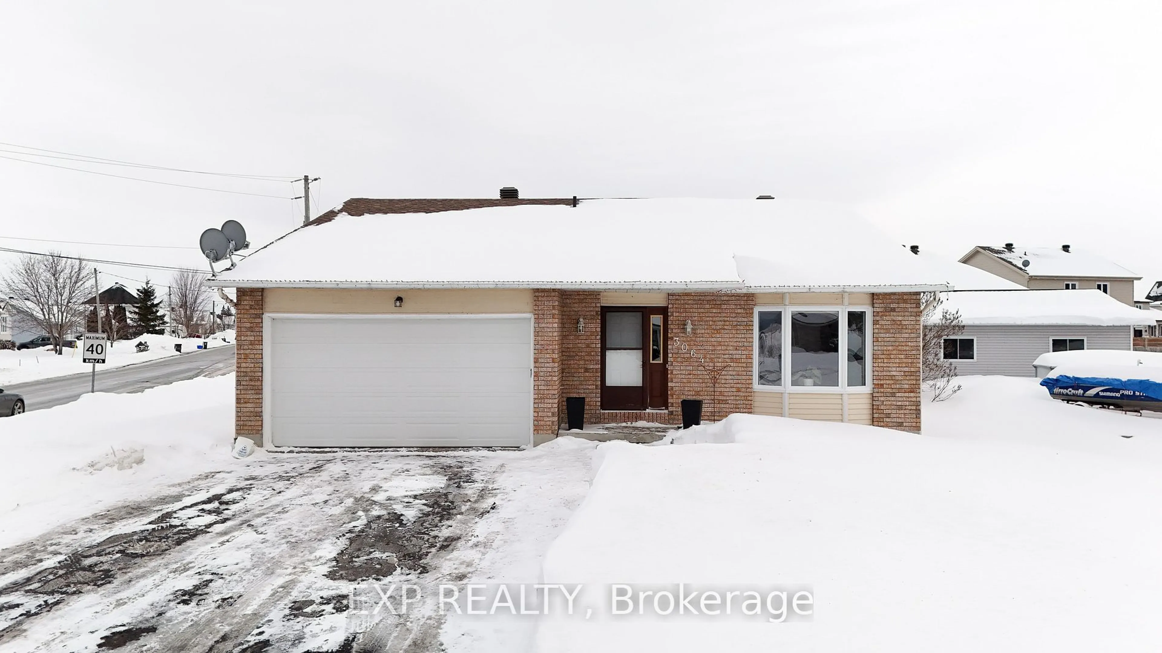 Home with brick exterior material, street for 3064 Principale St, Alfred and Plantagenet Ontario K0A 3K0