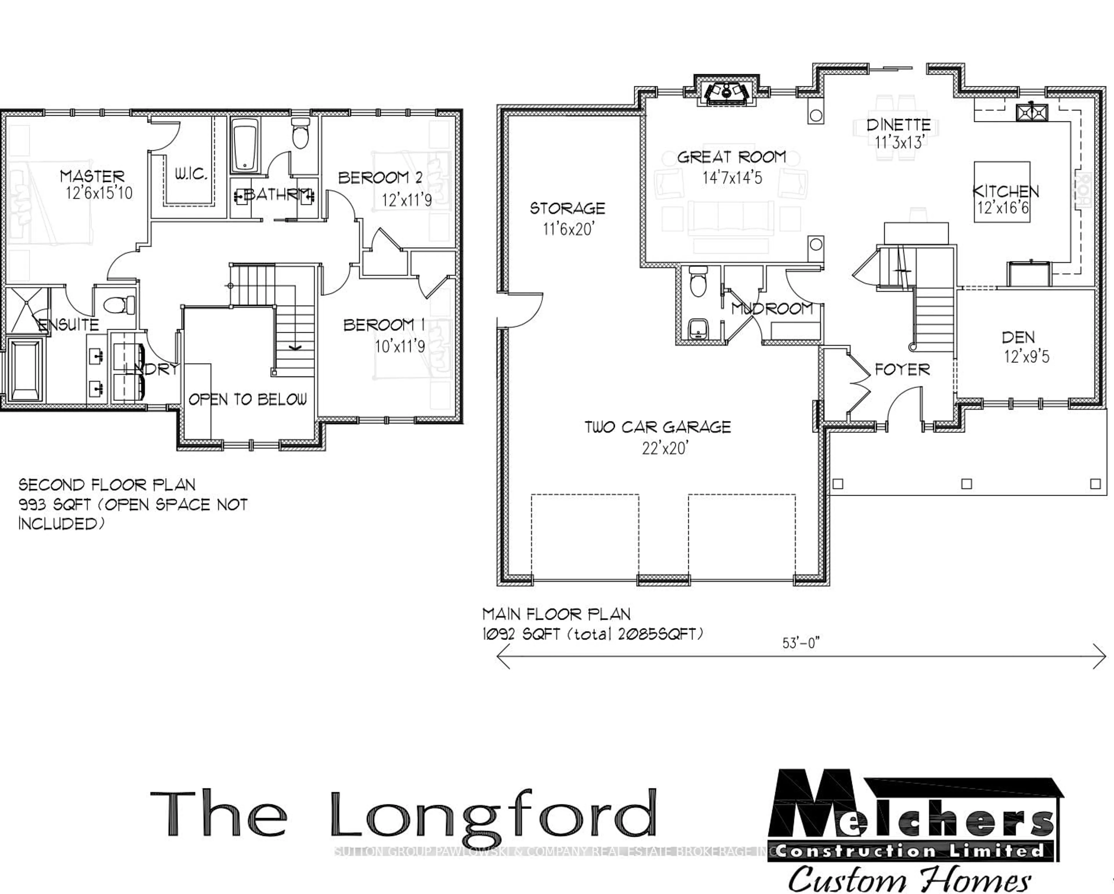 Floor plan for 29 Spruce Cres, North Middlesex Ontario N0L 1W0