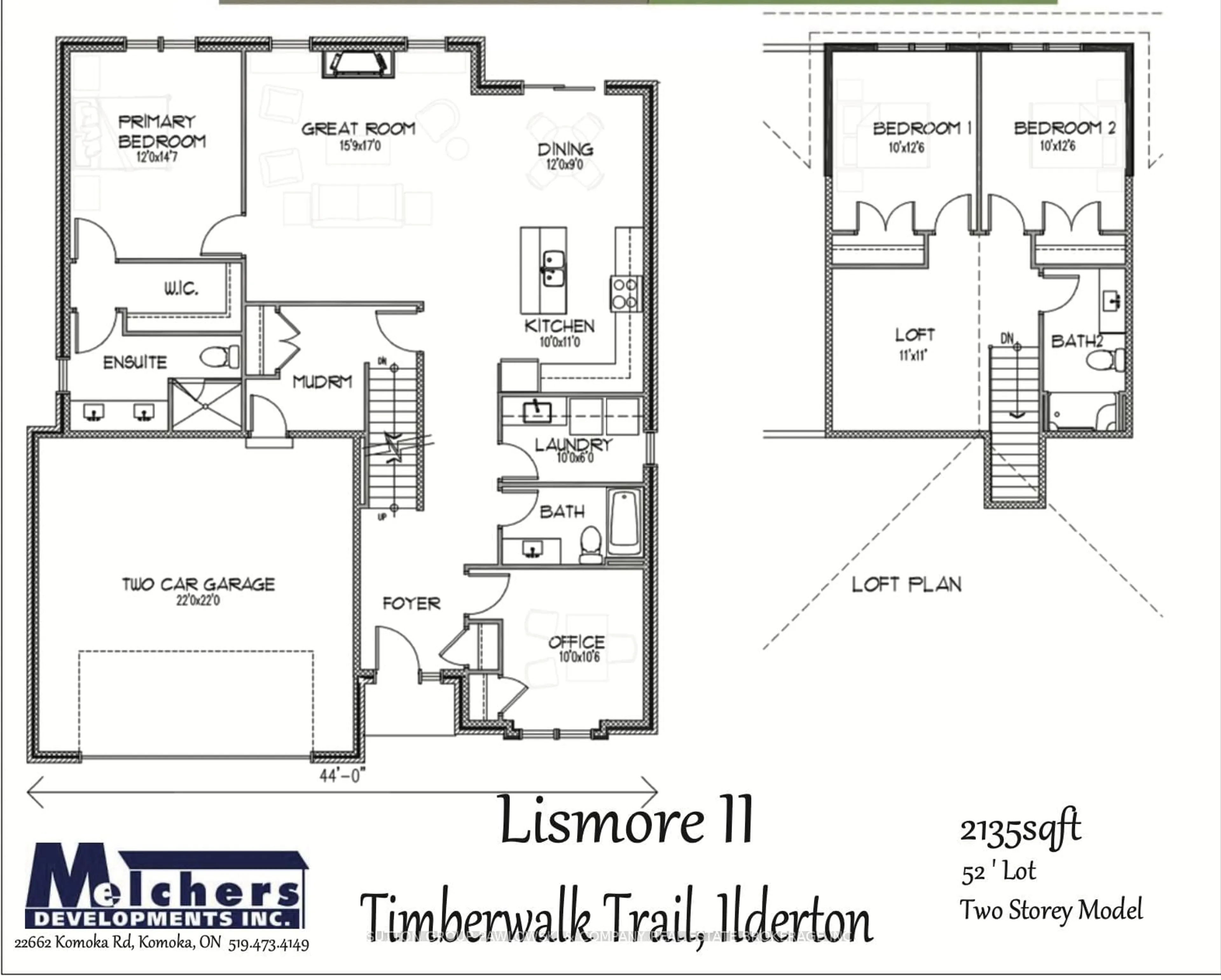 Floor plan for 1 TIMBERWALK Clse #LOT #23, Middlesex Centre Ontario N0M 2A0