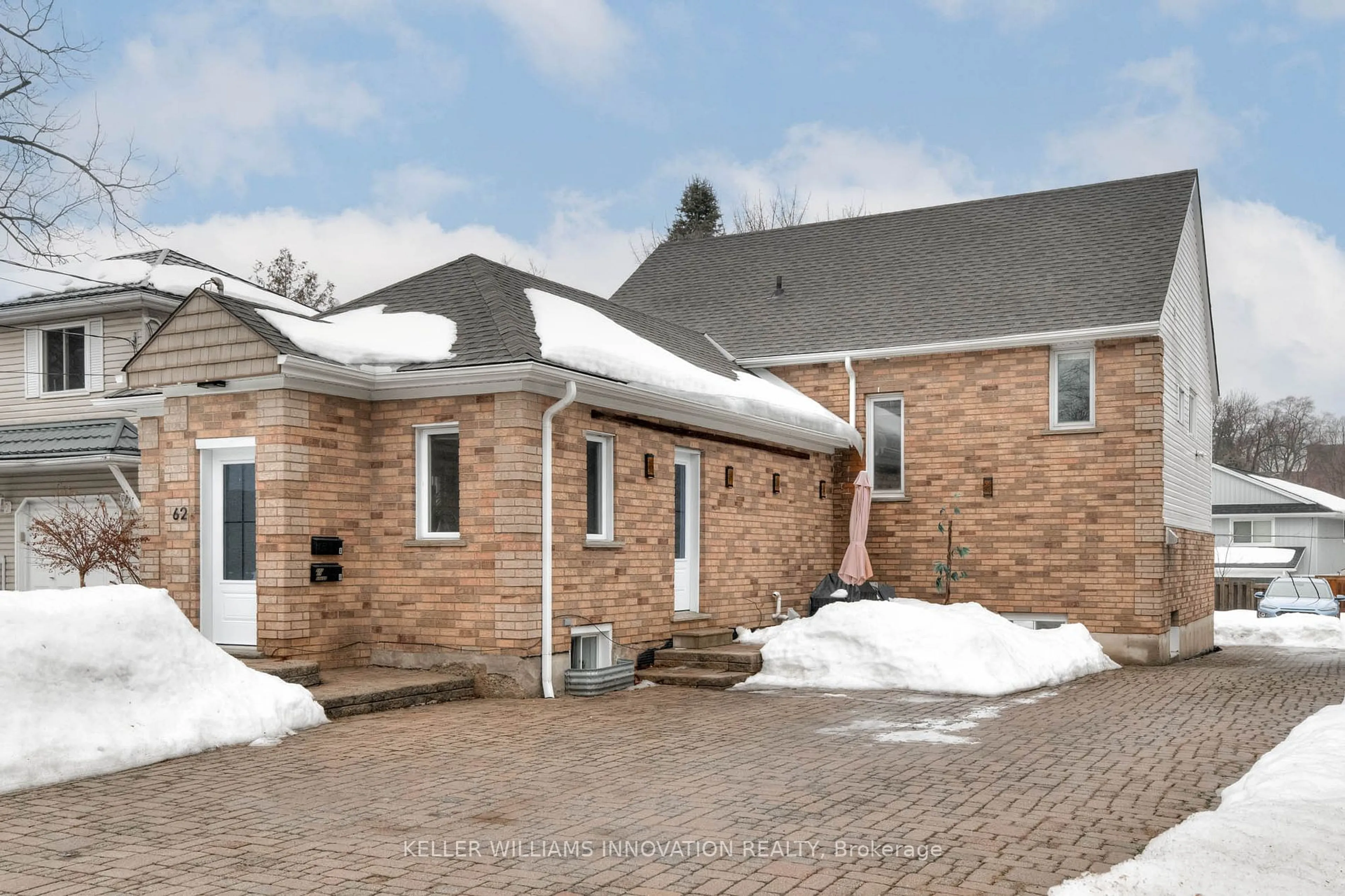 Home with brick exterior material, street for 62 Perth Rd, Kitchener Ontario N2M 3G5