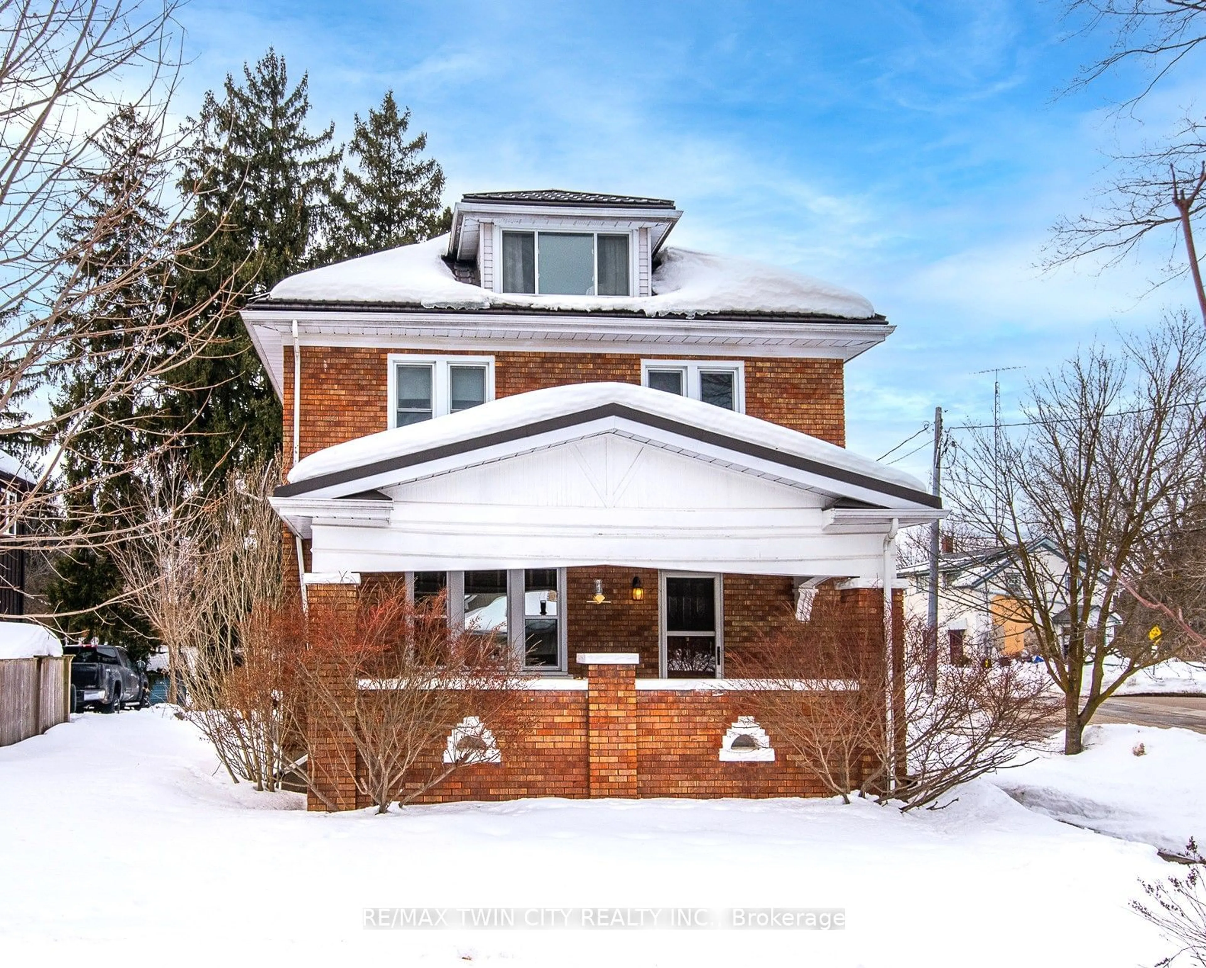 Home with brick exterior material, street for 3640 Nafziger Rd, Wellesley Ontario N0B 2T0