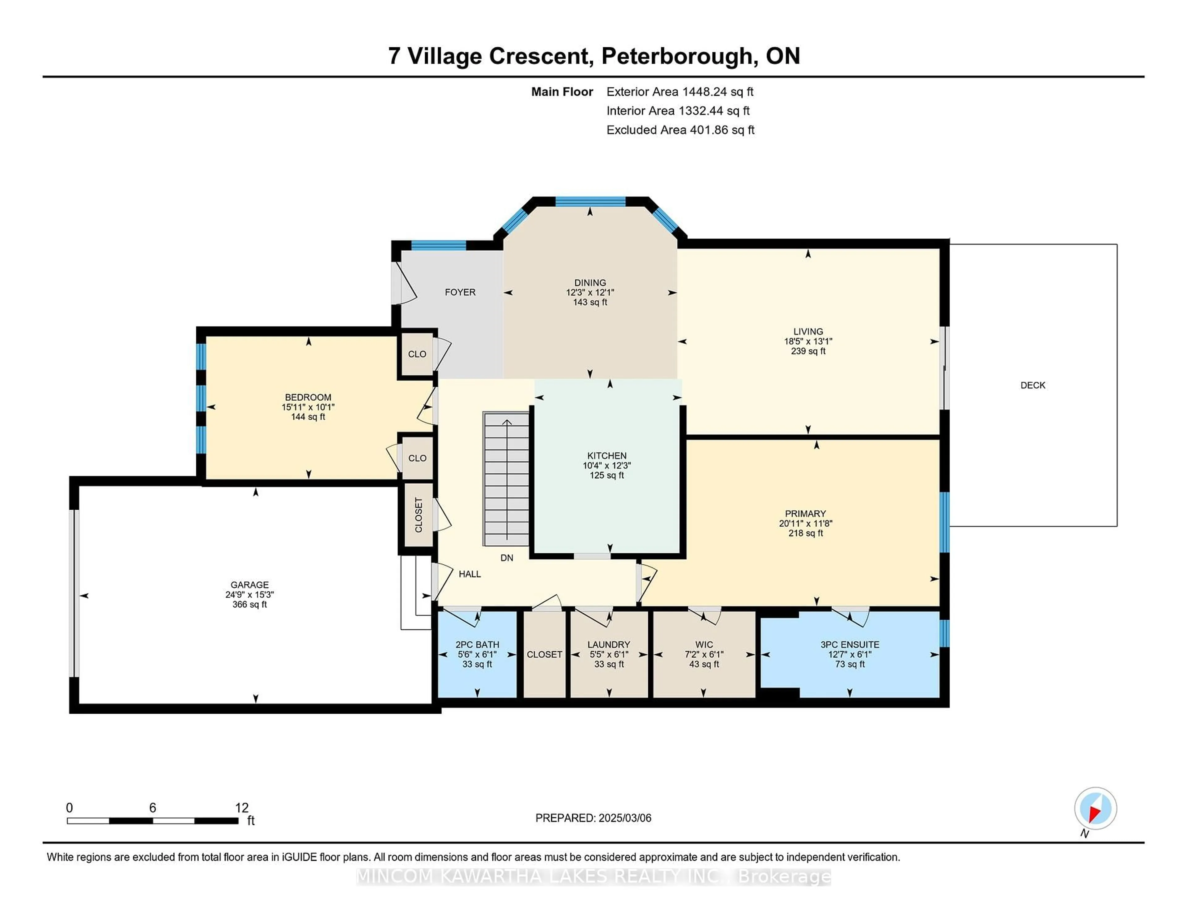 Floor plan for 7 Village Cres #25, Peterborough Ontario K9J 8S7