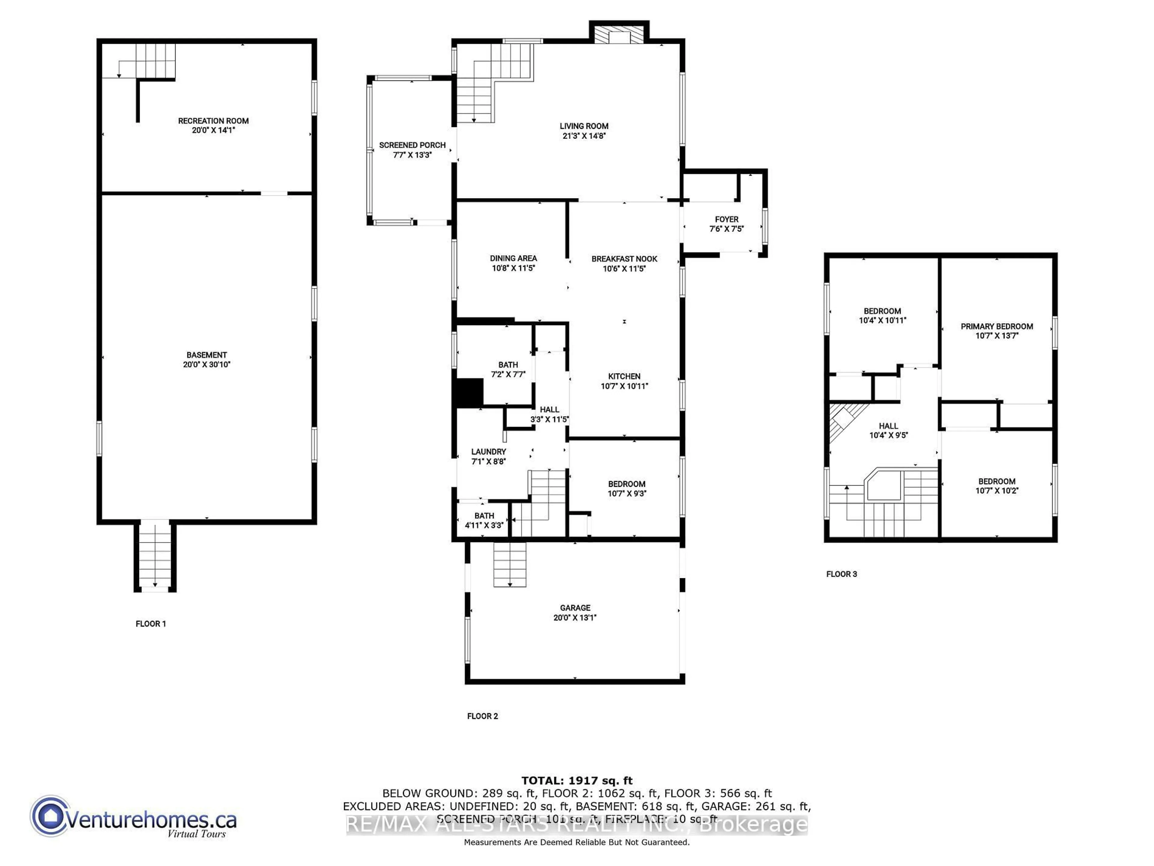 Floor plan for 20 McCreedie St, Kawartha Lakes Ontario K9V 4R1