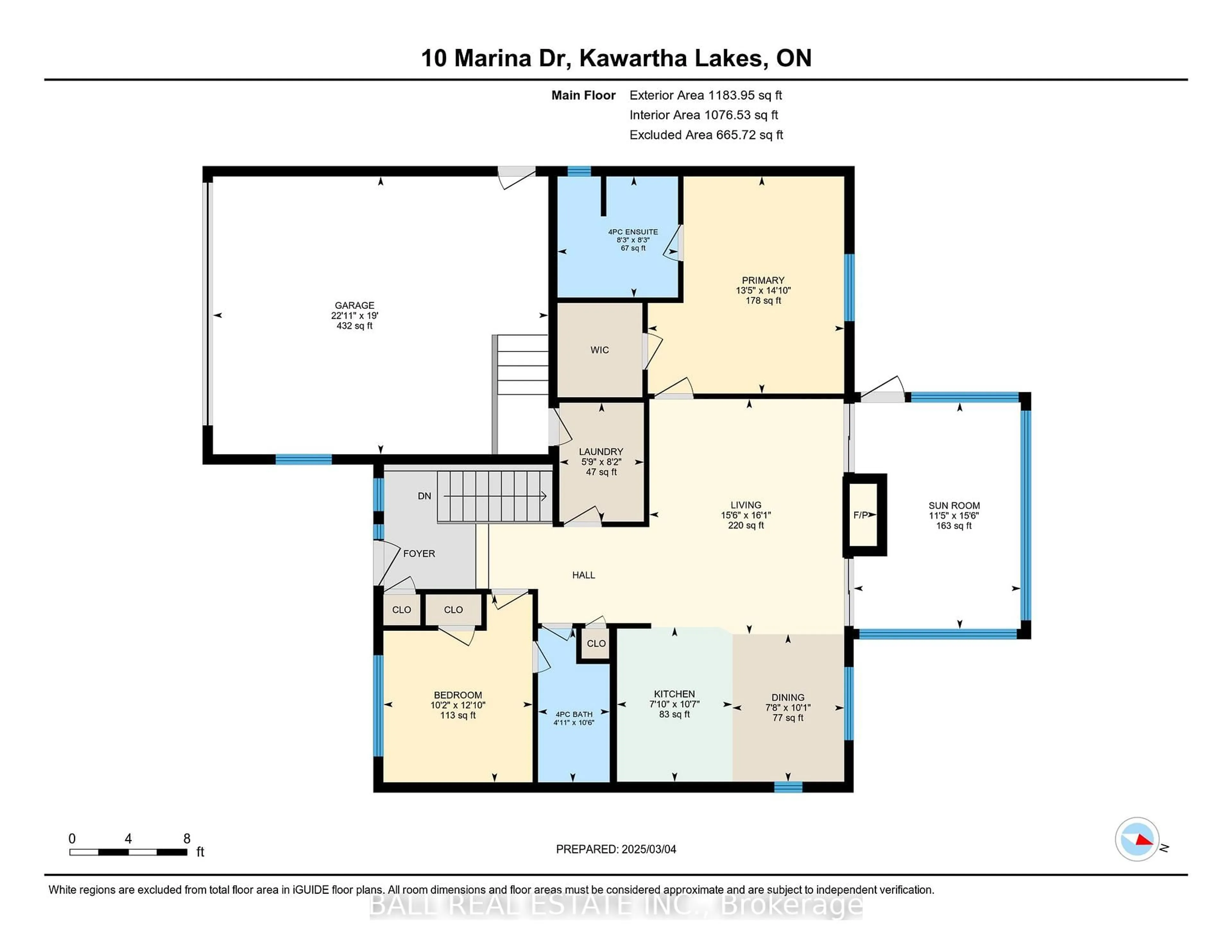 Floor plan for 10 Marina Dr, Kawartha Lakes Ontario K0M 1A0