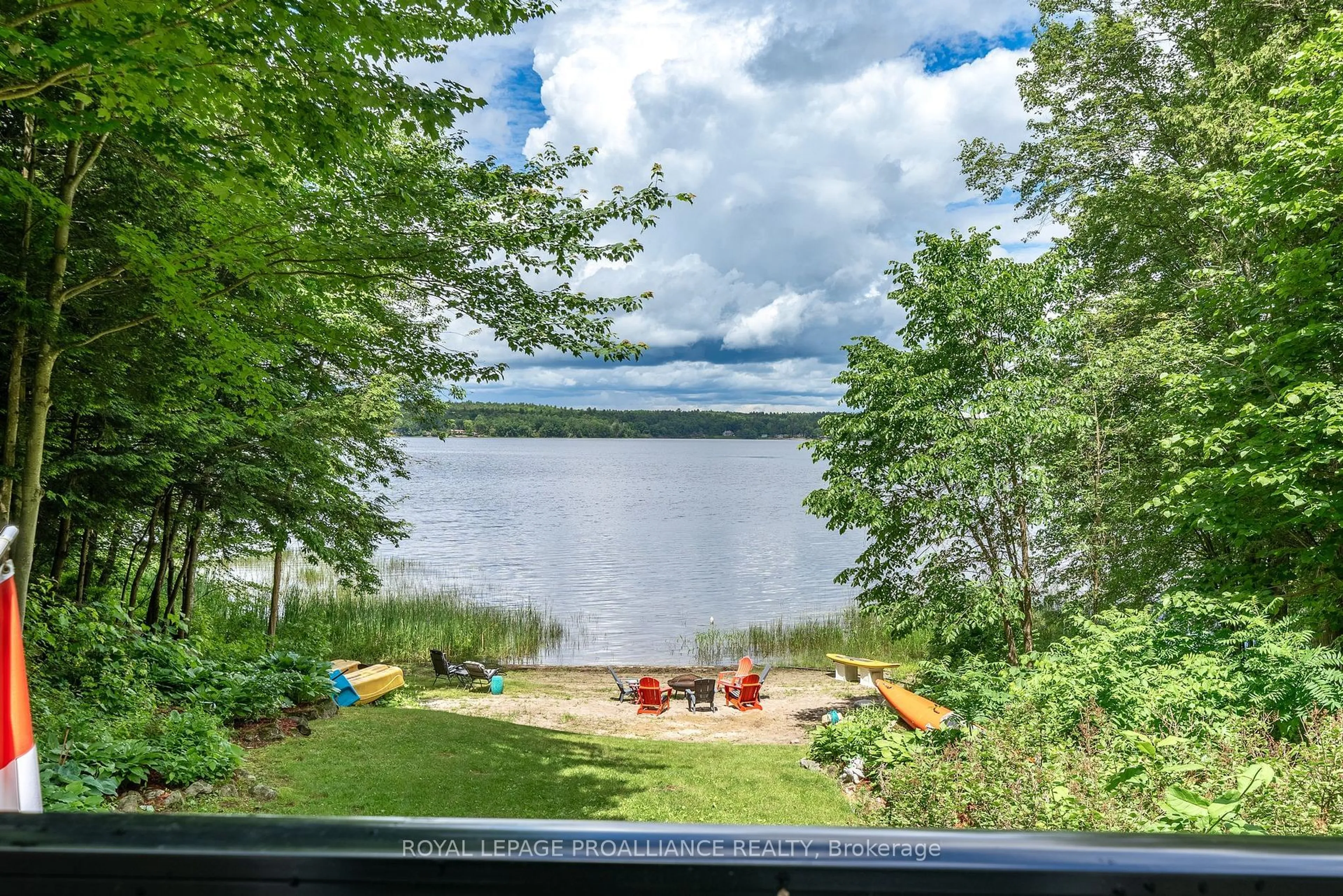 Patio, water/lake/river/ocean view for 17B Hughes Lane, Tweed Ontario K0K 3J0