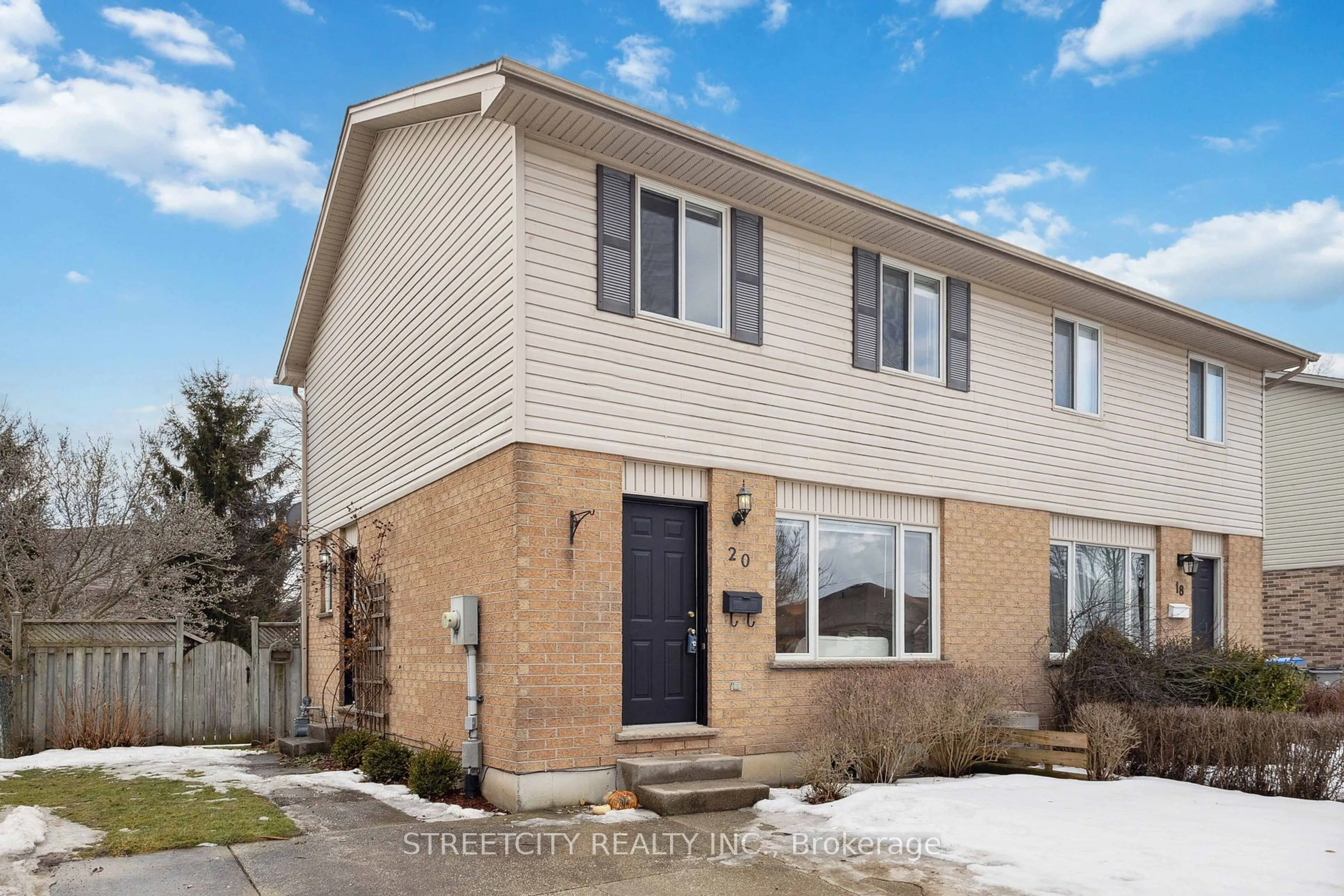 Home with brick exterior material, street for 20 Dixon Lane, Strathroy-Caradoc Ontario N7G 4B8