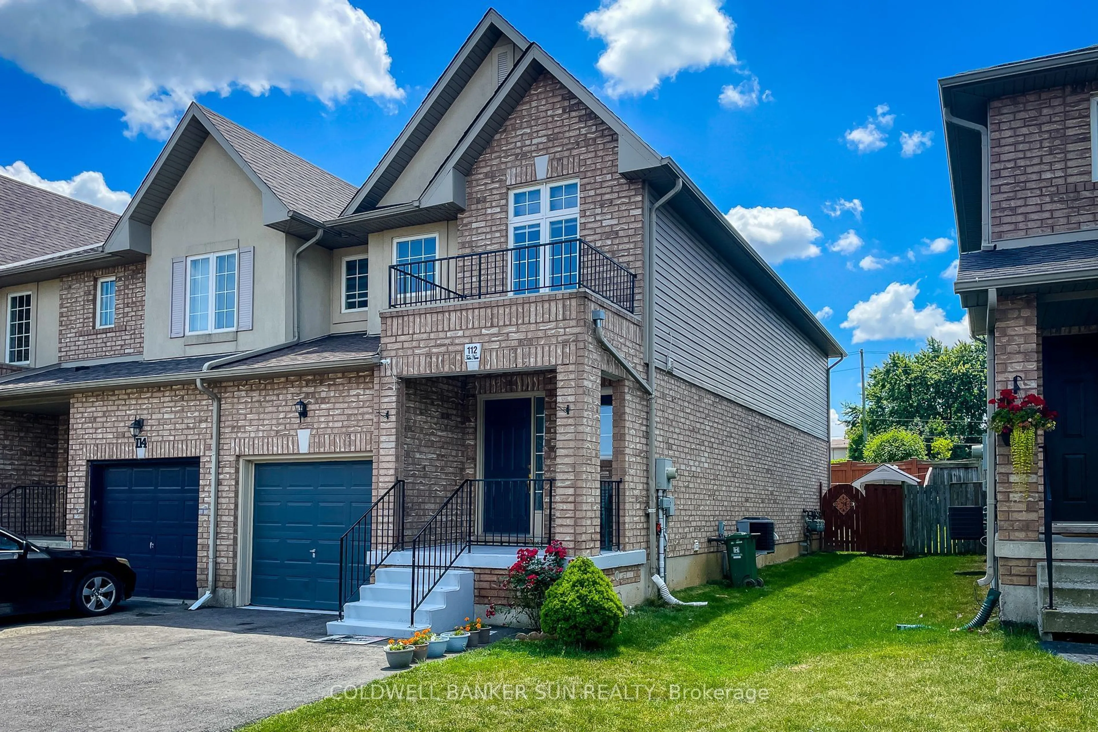 Home with brick exterior material, street for 112 Meadow Wood Cres, Hamilton Ontario L8J 3Z8