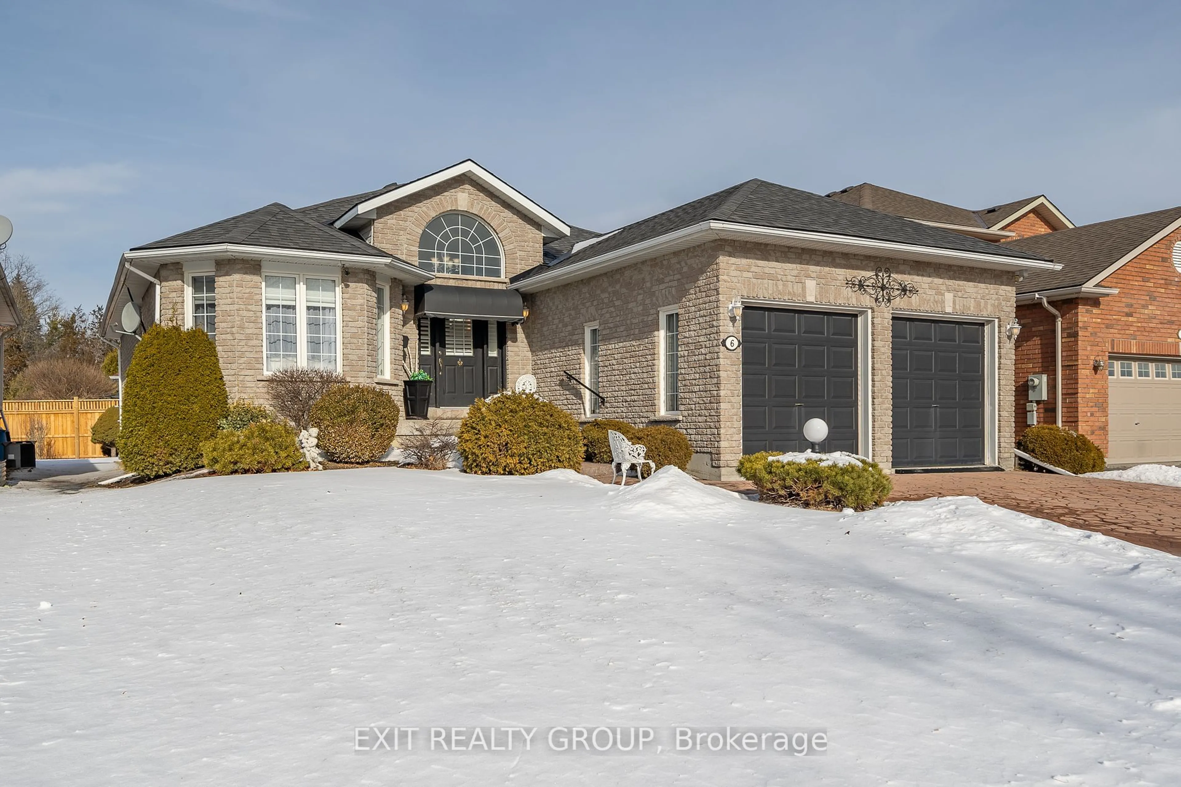 Home with brick exterior material, street for 6 Hazel Crt, Belleville Ontario K8P 5M4