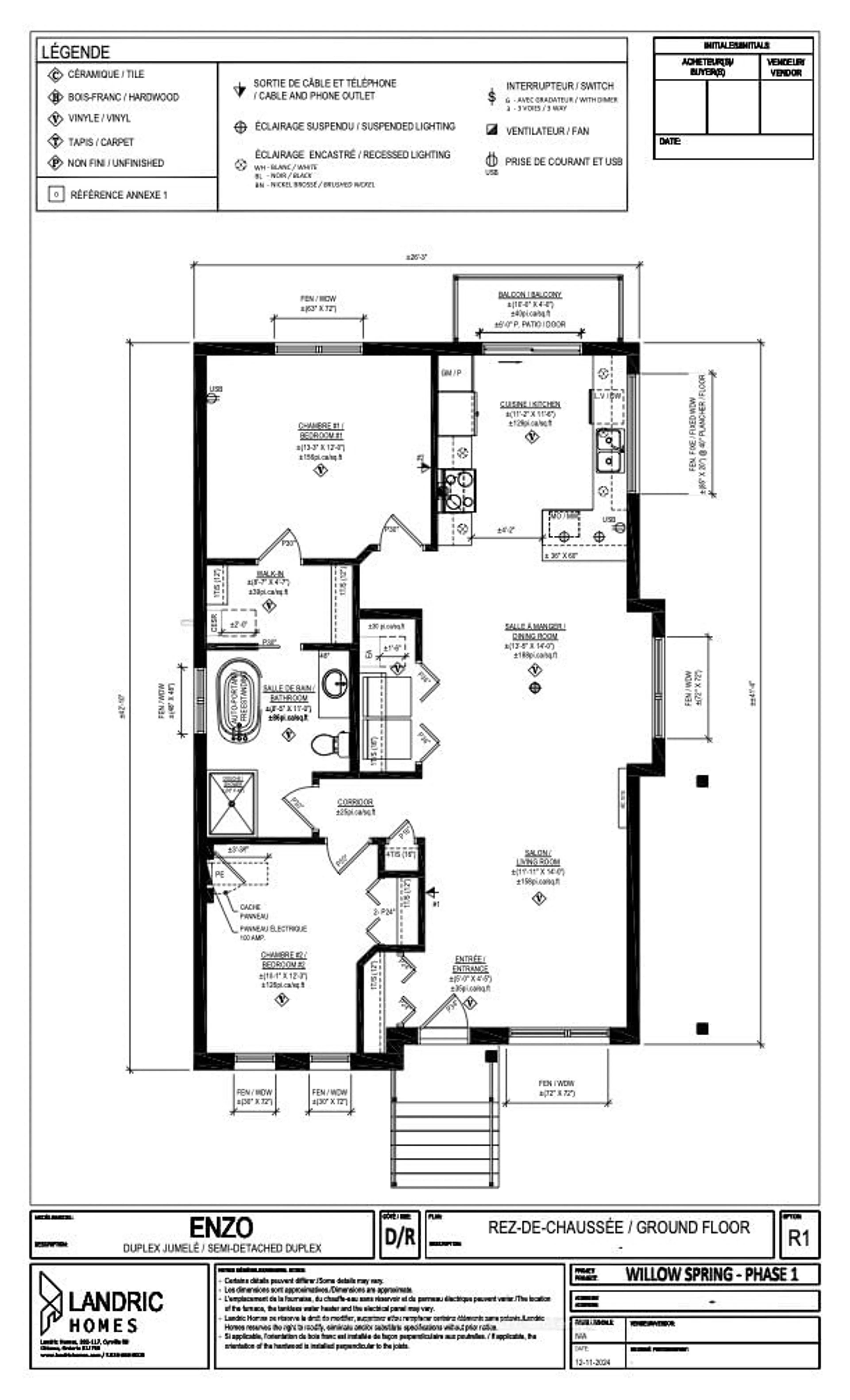 Floor plan for 246 Bourdeau Blvd, The Nation Ontario K0A 2M0