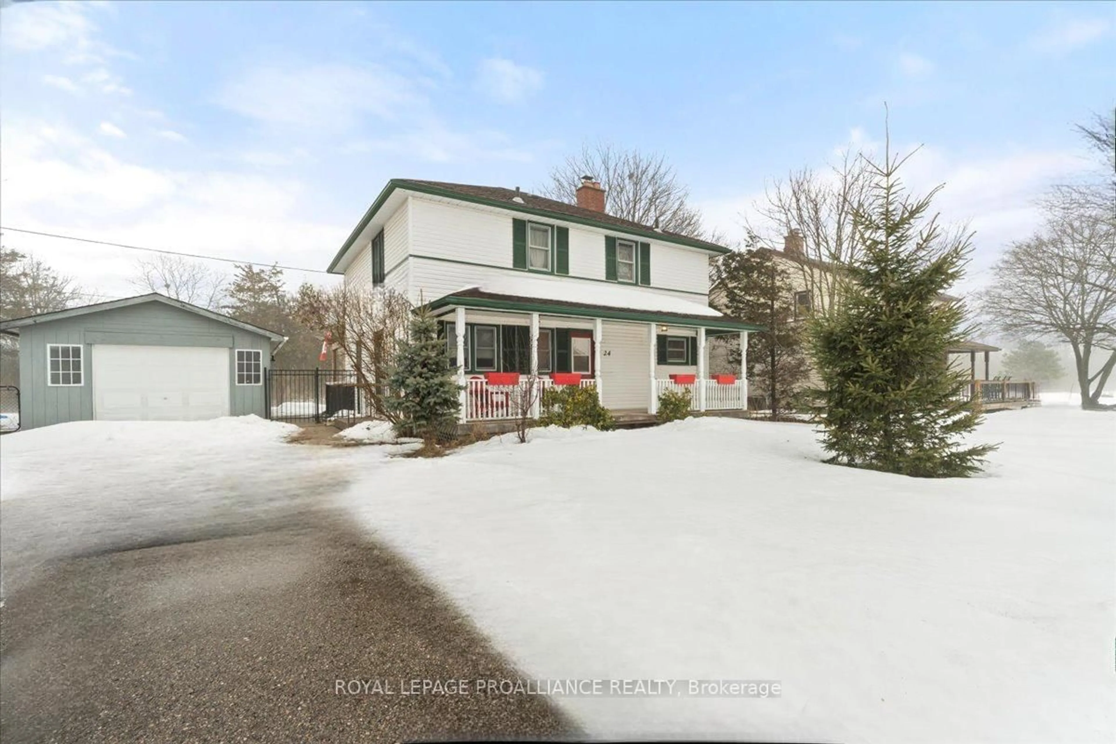 A pic from outside/outdoor area/front of a property/back of a property/a pic from drone, street for 24 Ortona Cres, Prince Edward County Ontario K0K 2T0