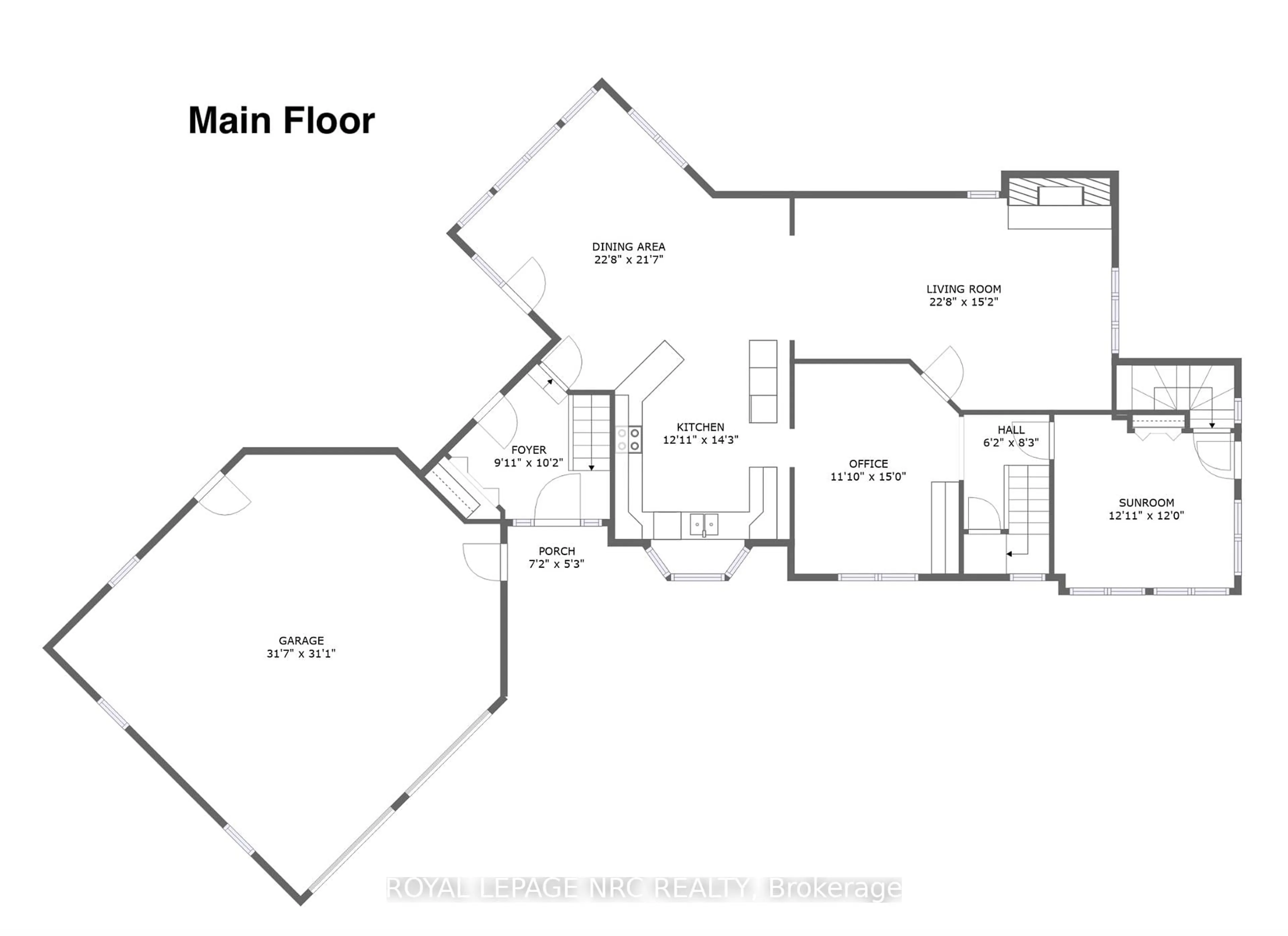 Floor plan for 740 Centre St, Pelham Ontario L0S 1C0