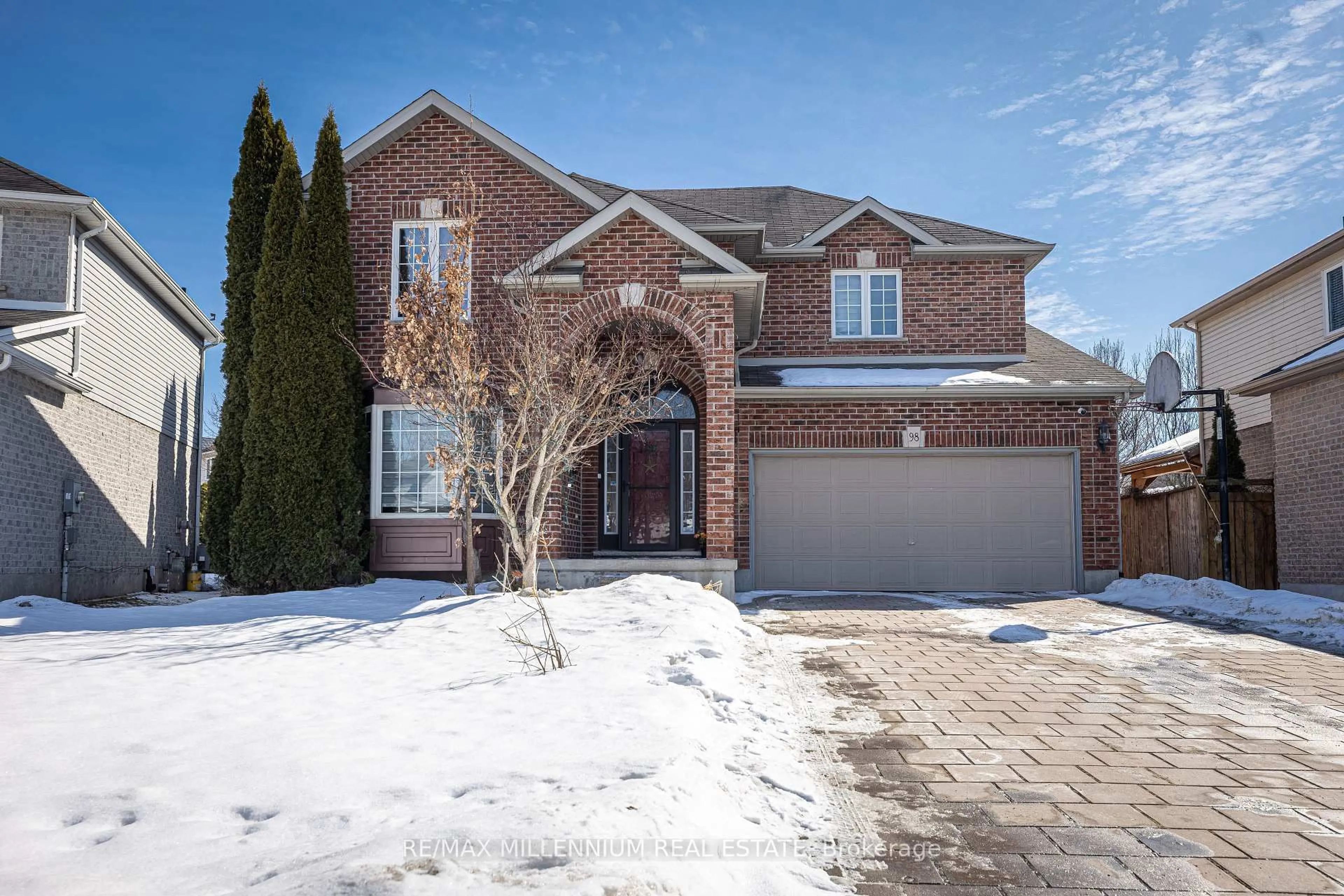 Home with brick exterior material, street for 98 Greyrock Cres, London East Ontario N5Y 6L4