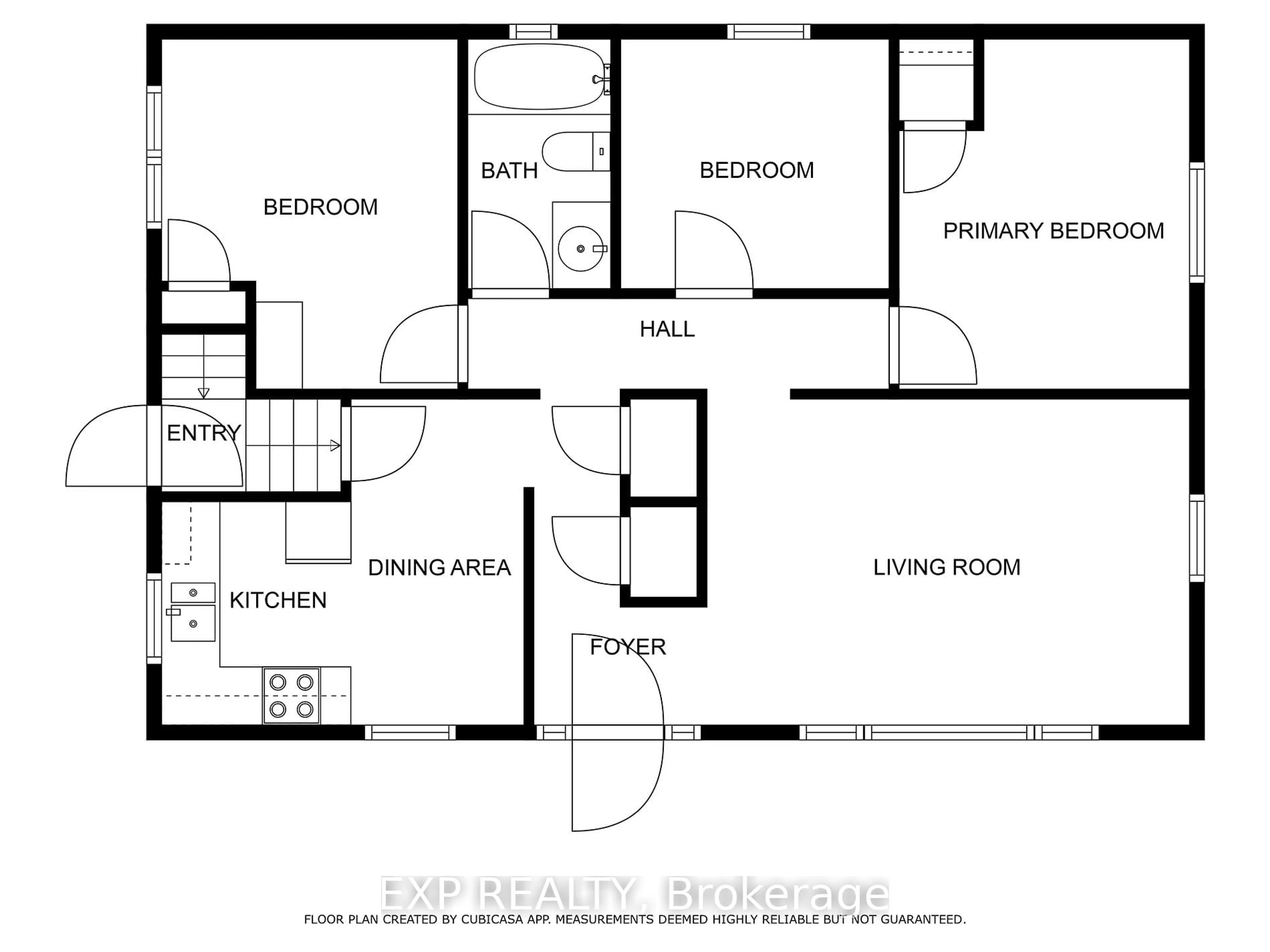 Floor plan for 292 Glenholme Ave, Hamilton Ontario L8K 3M3