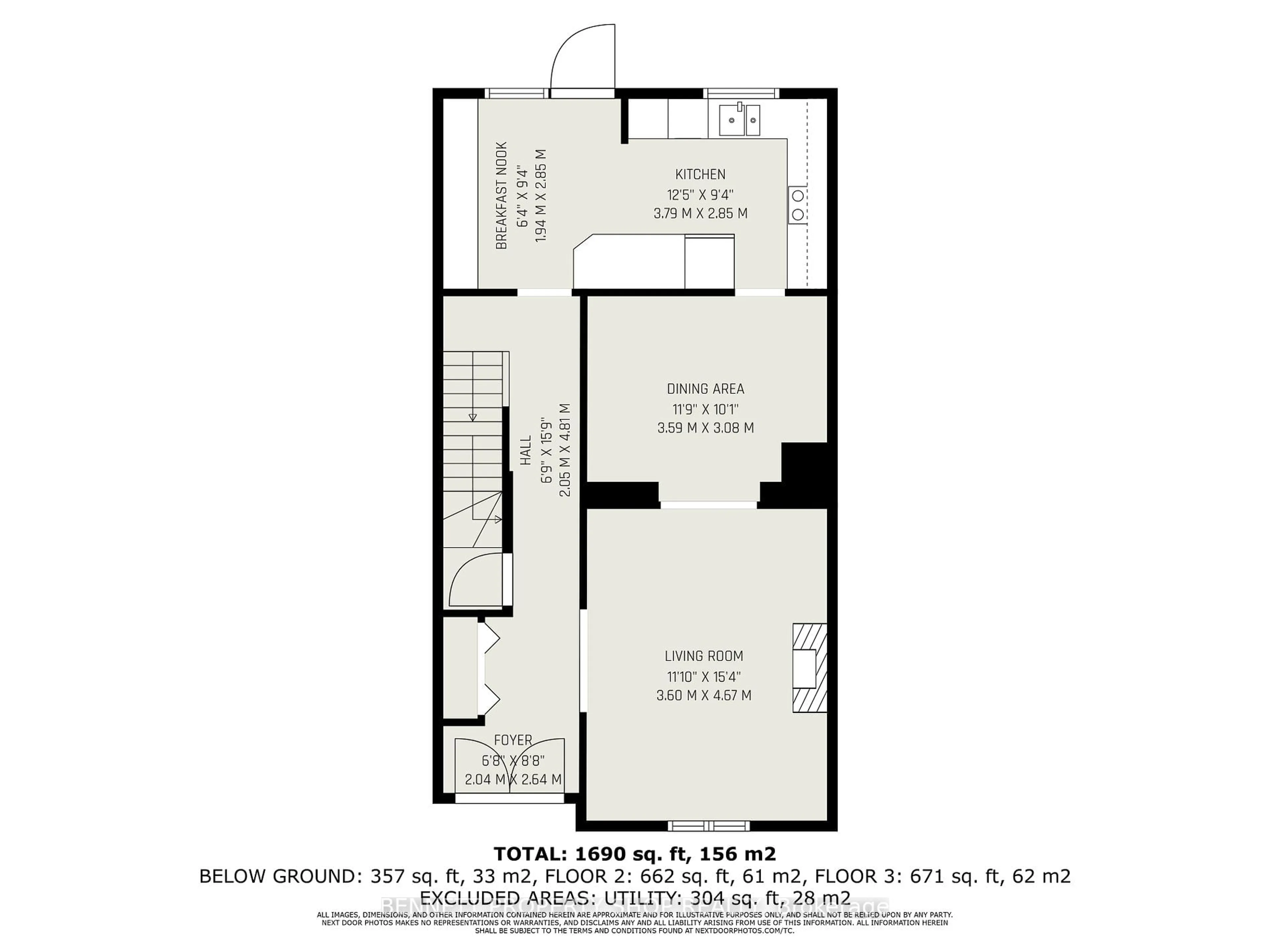 Floor plan for 2053 Jasmine Cres #16, Beacon Hill North - South and Area Ontario K1J 7W2