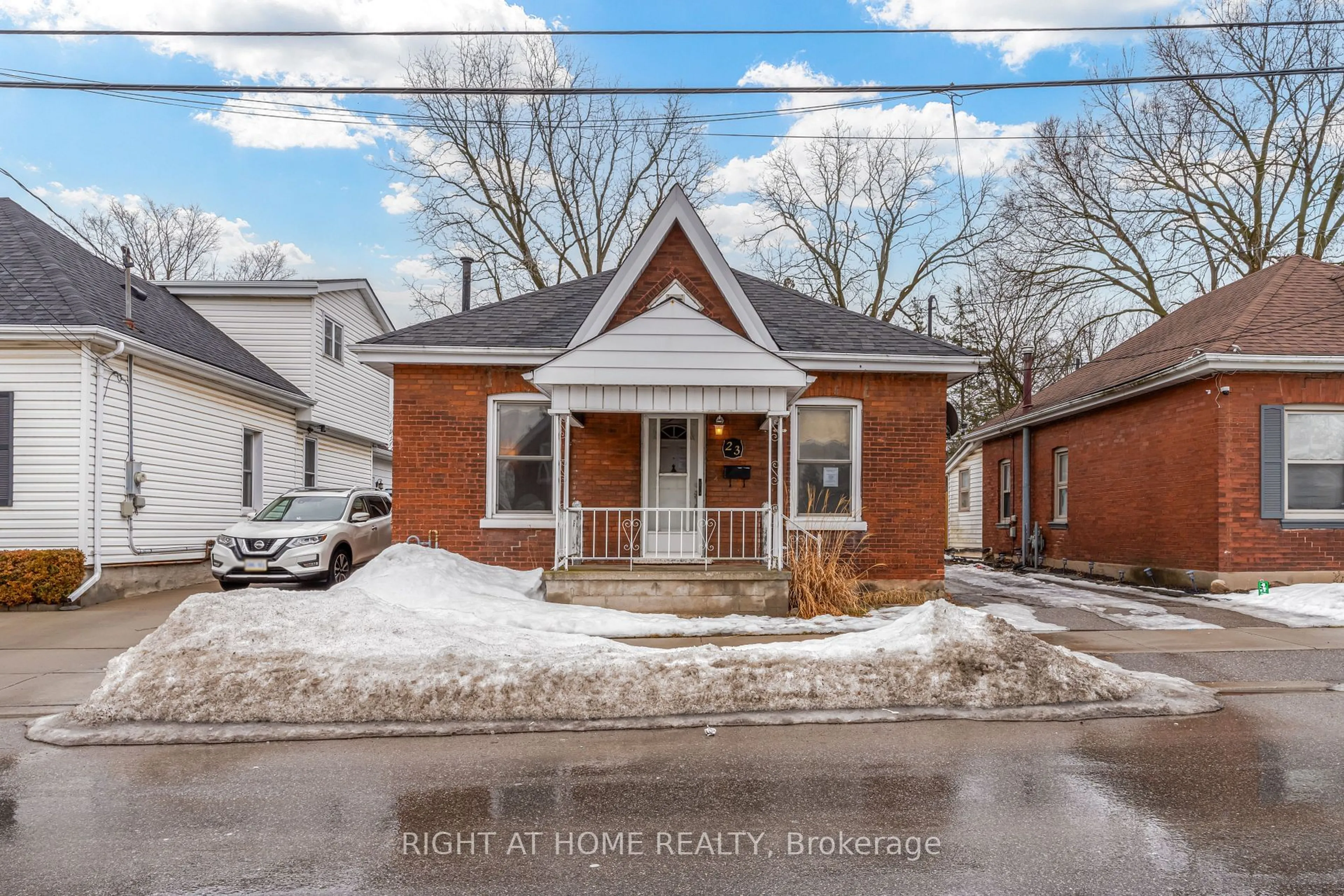 Home with brick exterior material, street for 23 North Park St, Brant Ontario N3R 4J4