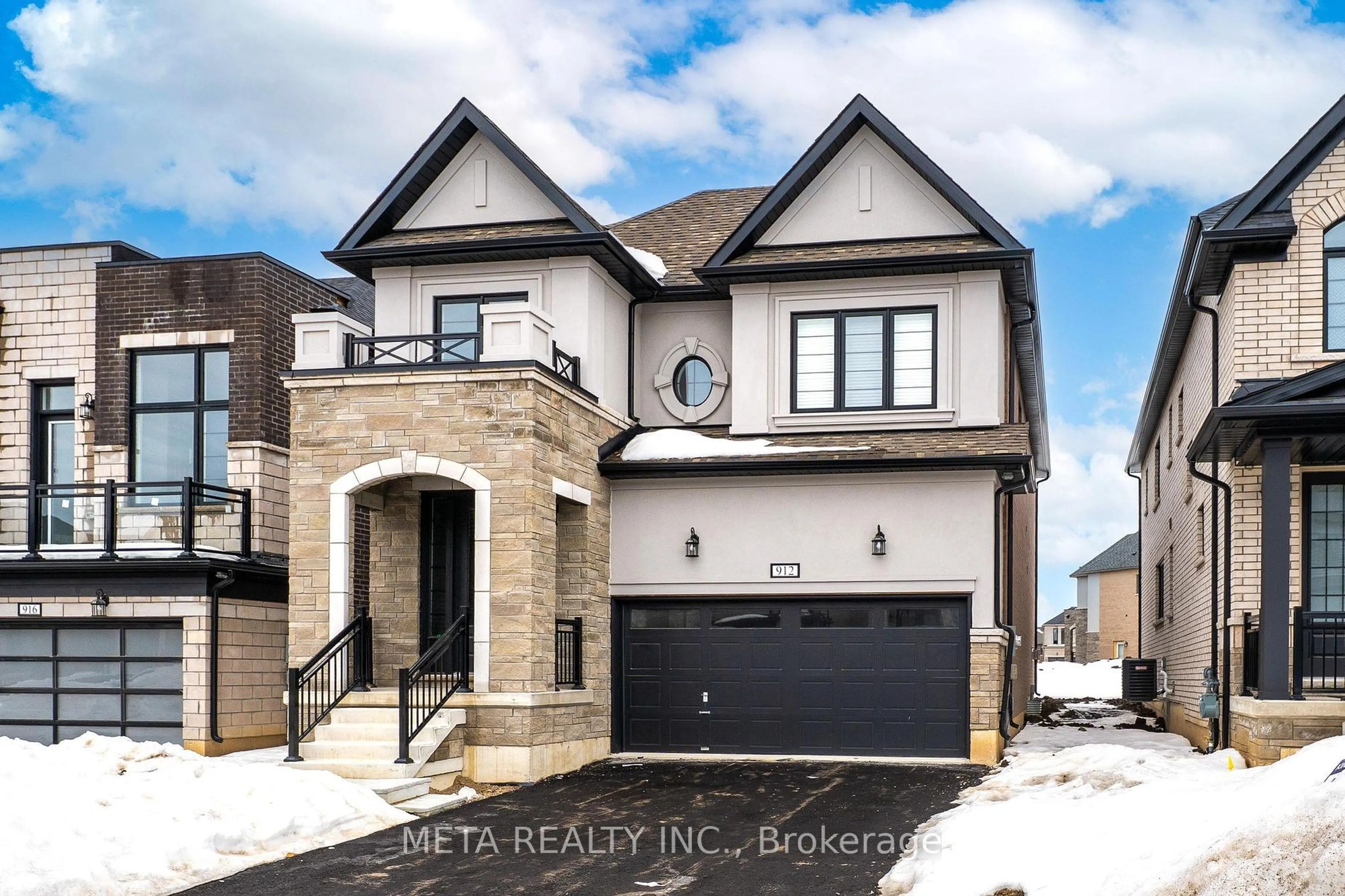 Home with brick exterior material, street for 912 Knights Lane, Woodstock Ontario N4T 0P7