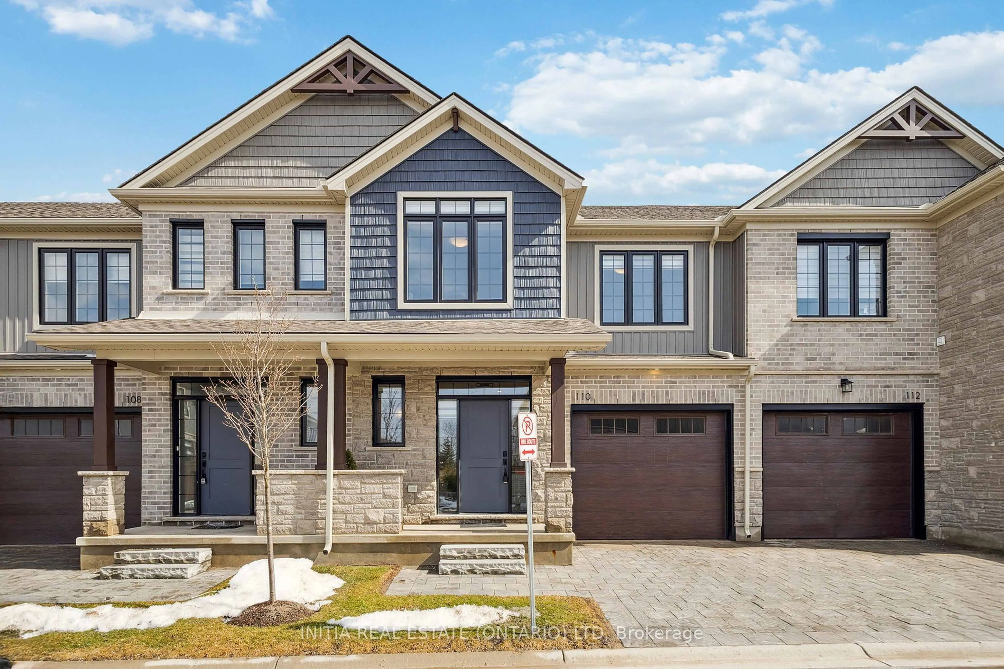 Home with brick exterior material, street for 93 Stonefield Lane #Unit 110, Middlesex Centre Ontario N0M 2A0