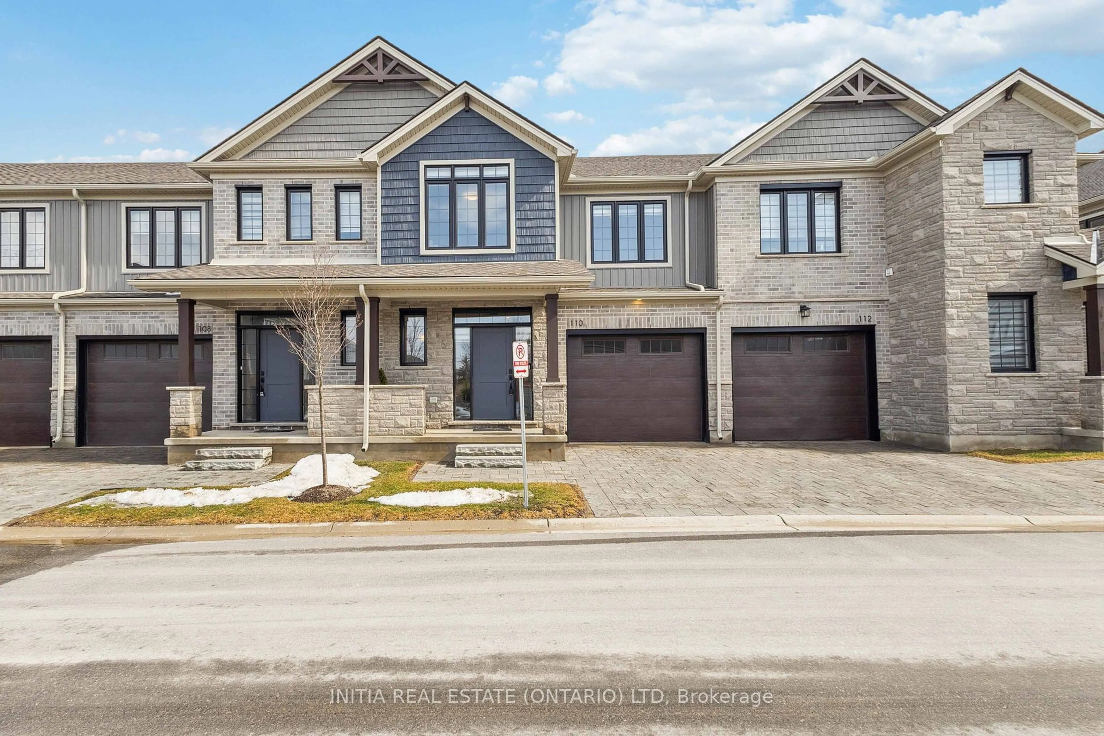 Home with brick exterior material, street for 93 Stonefield Lane #Unit 110, Middlesex Centre Ontario N0M 2A0