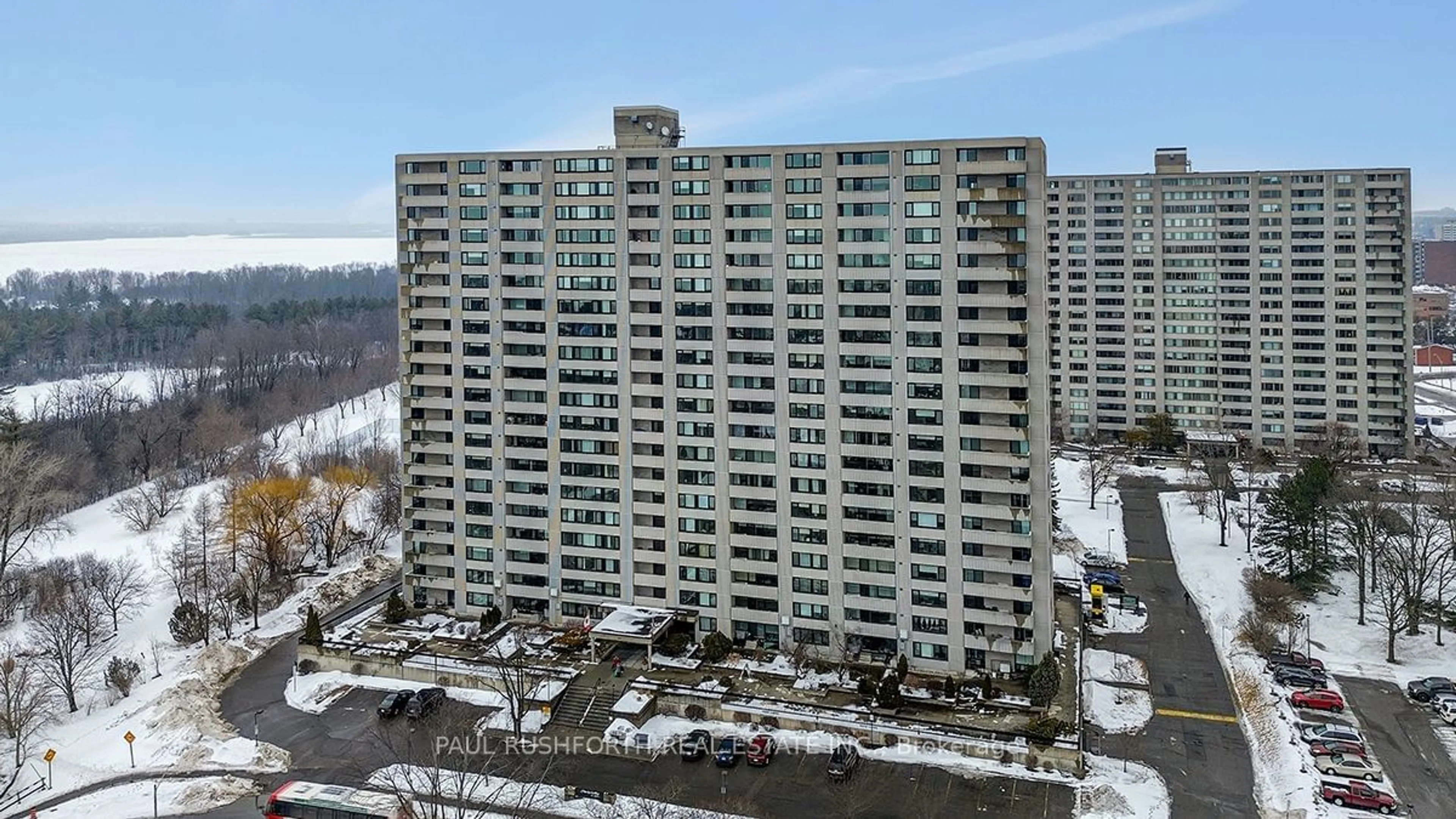 A pic from outside/outdoor area/front of a property/back of a property/a pic from drone, city buildings view from balcony for 265 Poulin Ave #1106, Britannia - Lincoln Heights and Area Ontario K2B 7Y8