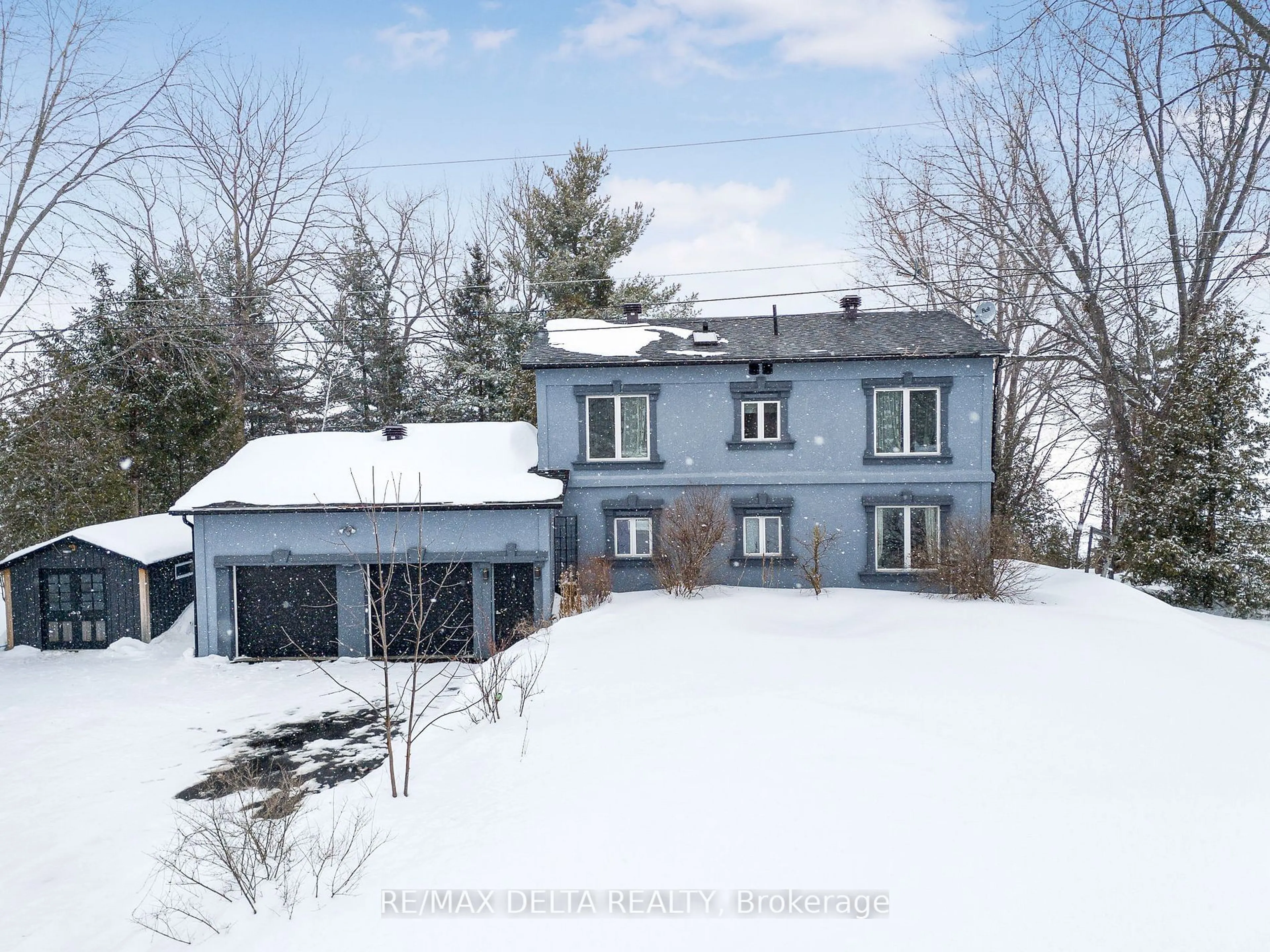 A pic from outside/outdoor area/front of a property/back of a property/a pic from drone, street for 361 Con 1 Plantagenet Rd, Alfred and Plantagenet Ontario K0B 1L0