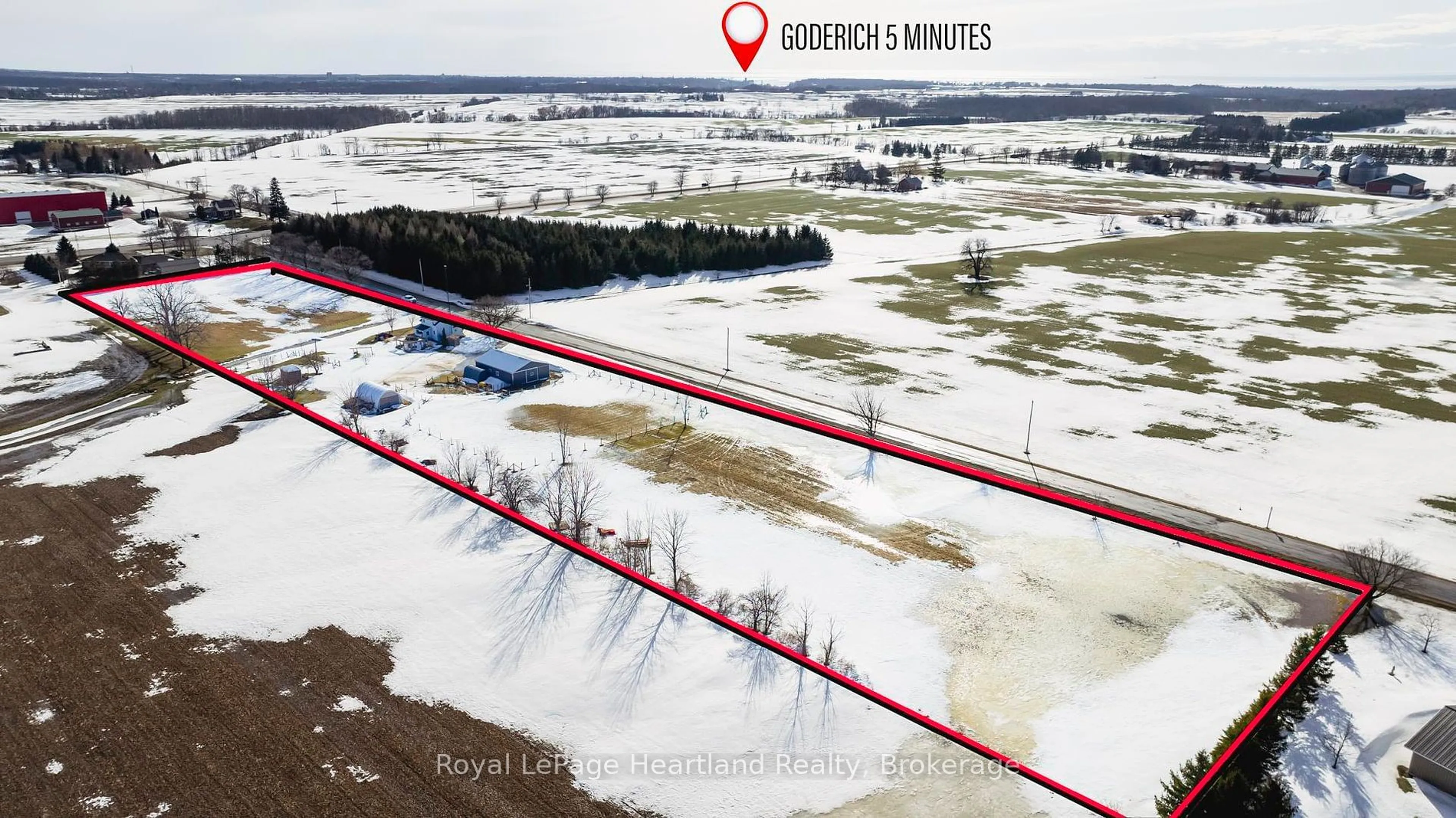 A pic from outside/outdoor area/front of a property/back of a property/a pic from drone, street for 82128 Loyal Line, Ashfield-Colborne-Wawanosh Ontario N7A 3Y3