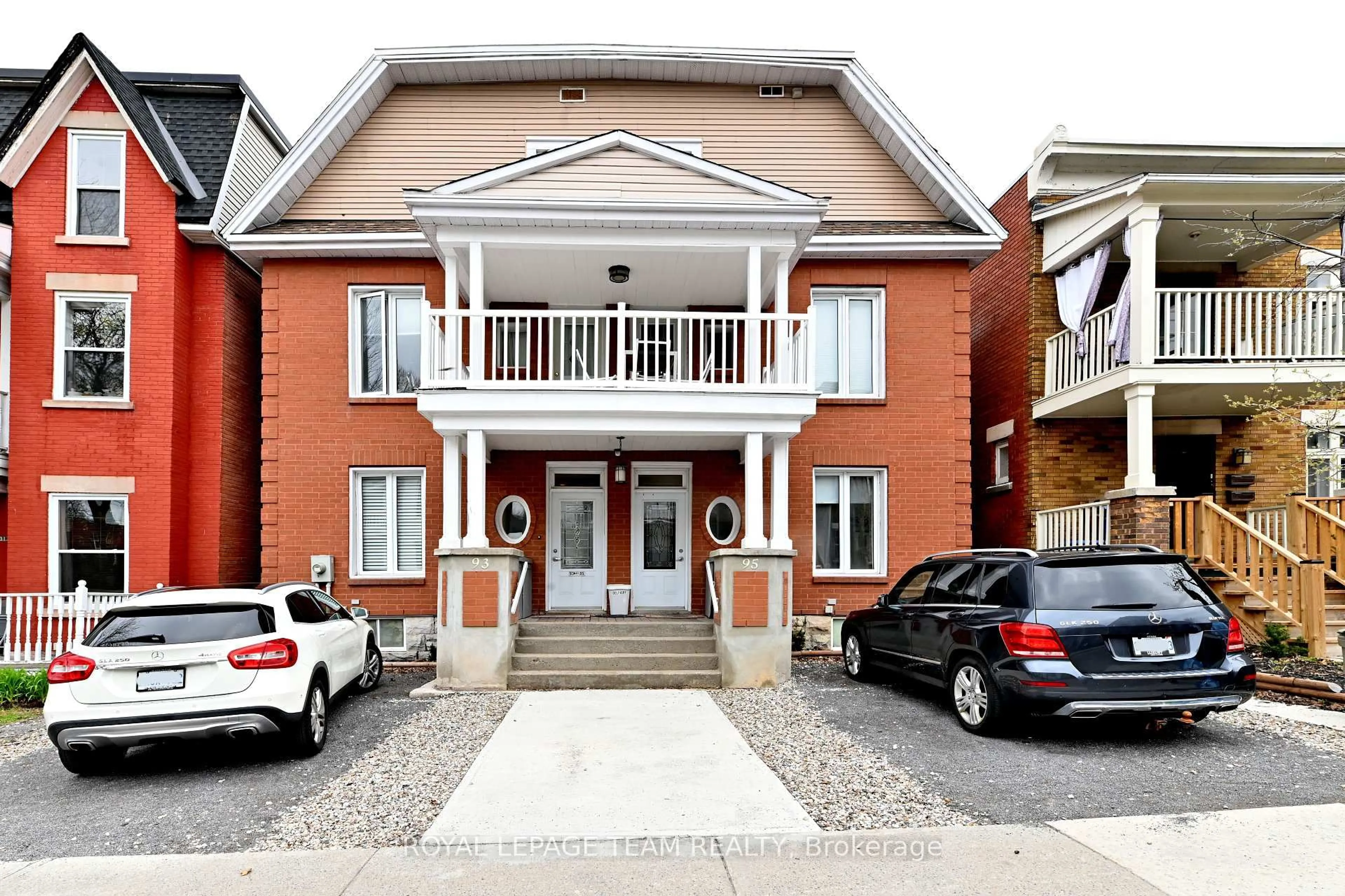 Home with brick exterior material, street for 93-95 Lower Charlotte St, Lower Town - Sandy Hill Ontario K1N 8J9