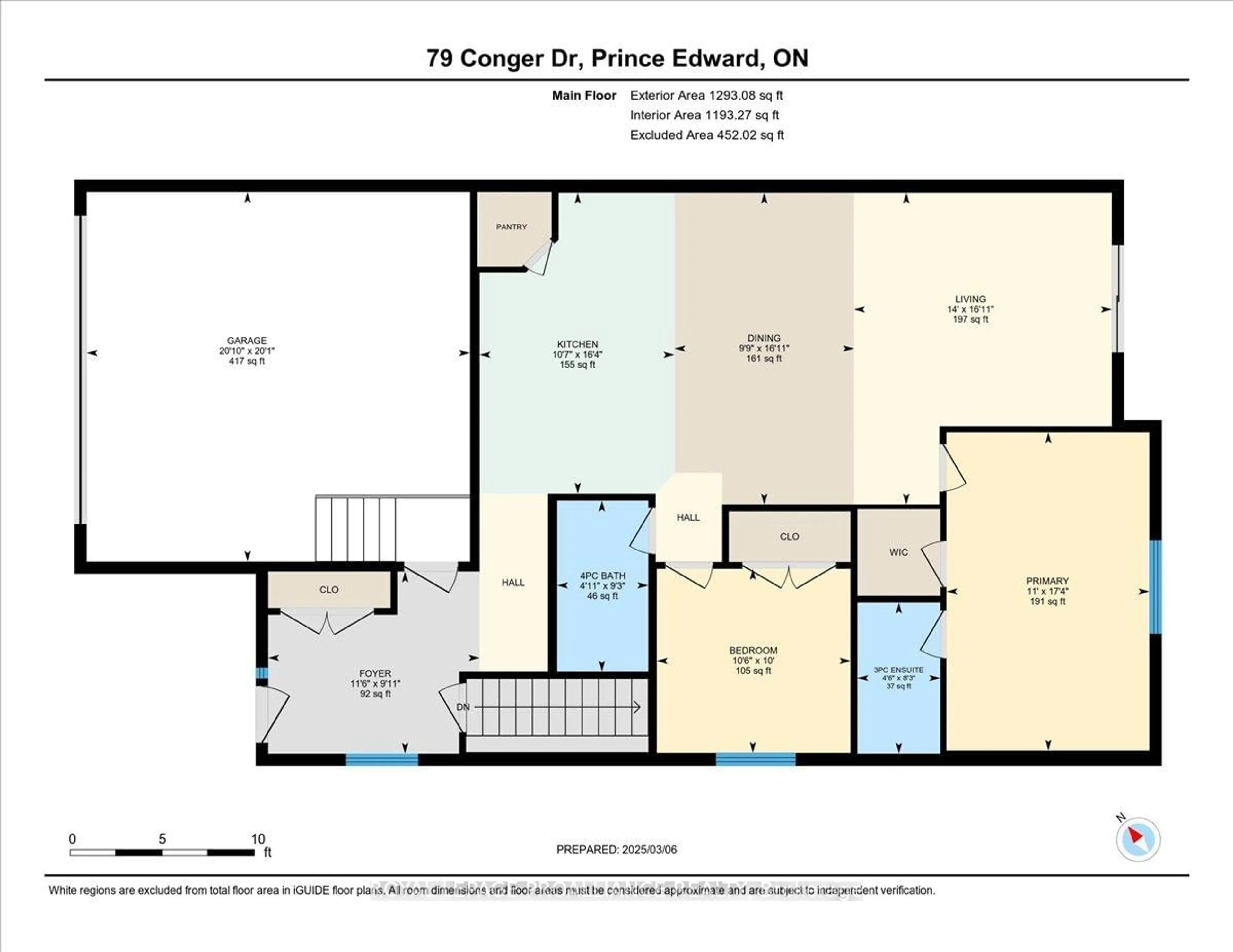 Floor plan for 79 Conger Dr, Prince Edward County Ontario K0K 3L0