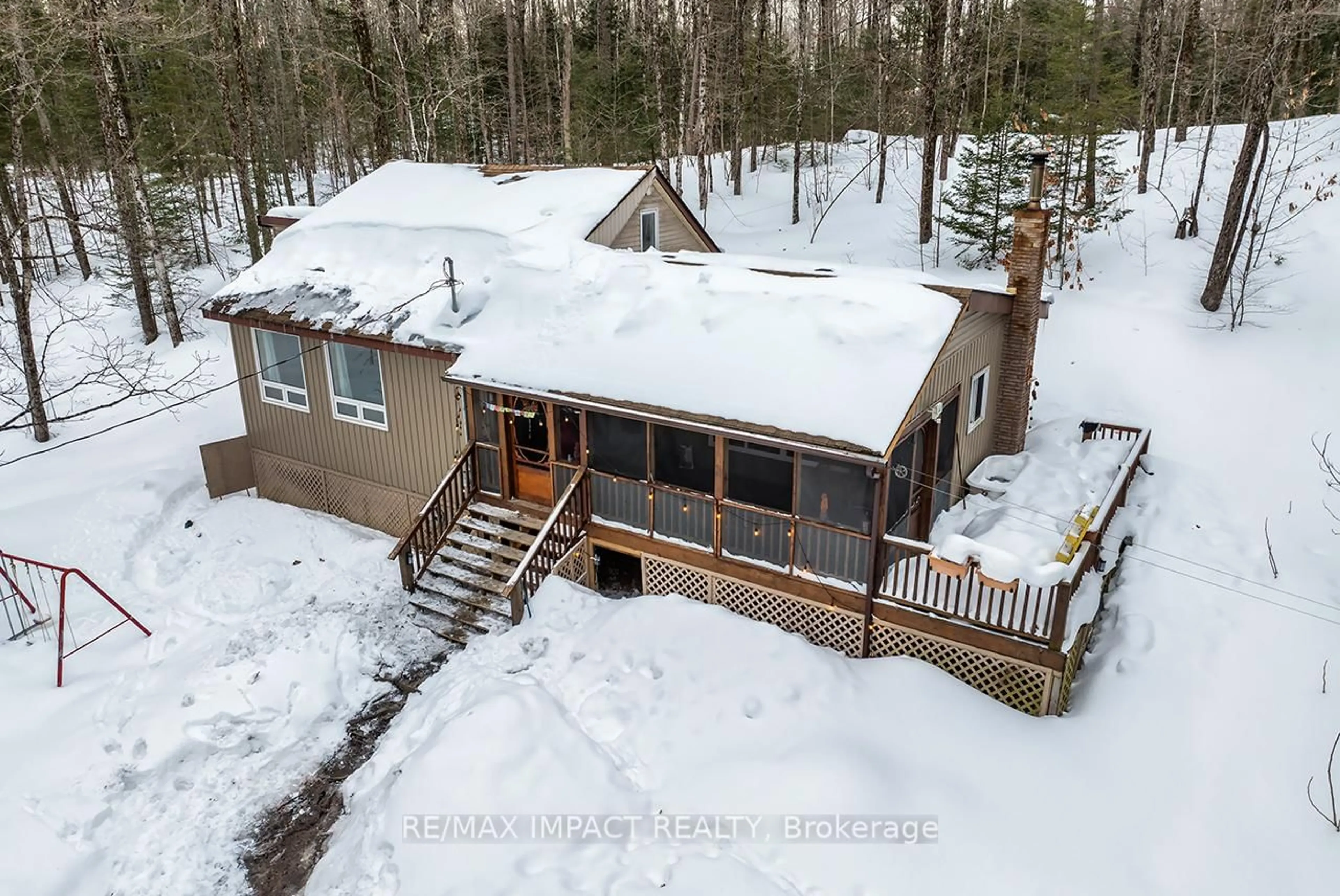 A pic from outside/outdoor area/front of a property/back of a property/a pic from drone, unknown for 52 West Concession 4, North Kawartha Ontario K0L 1A0