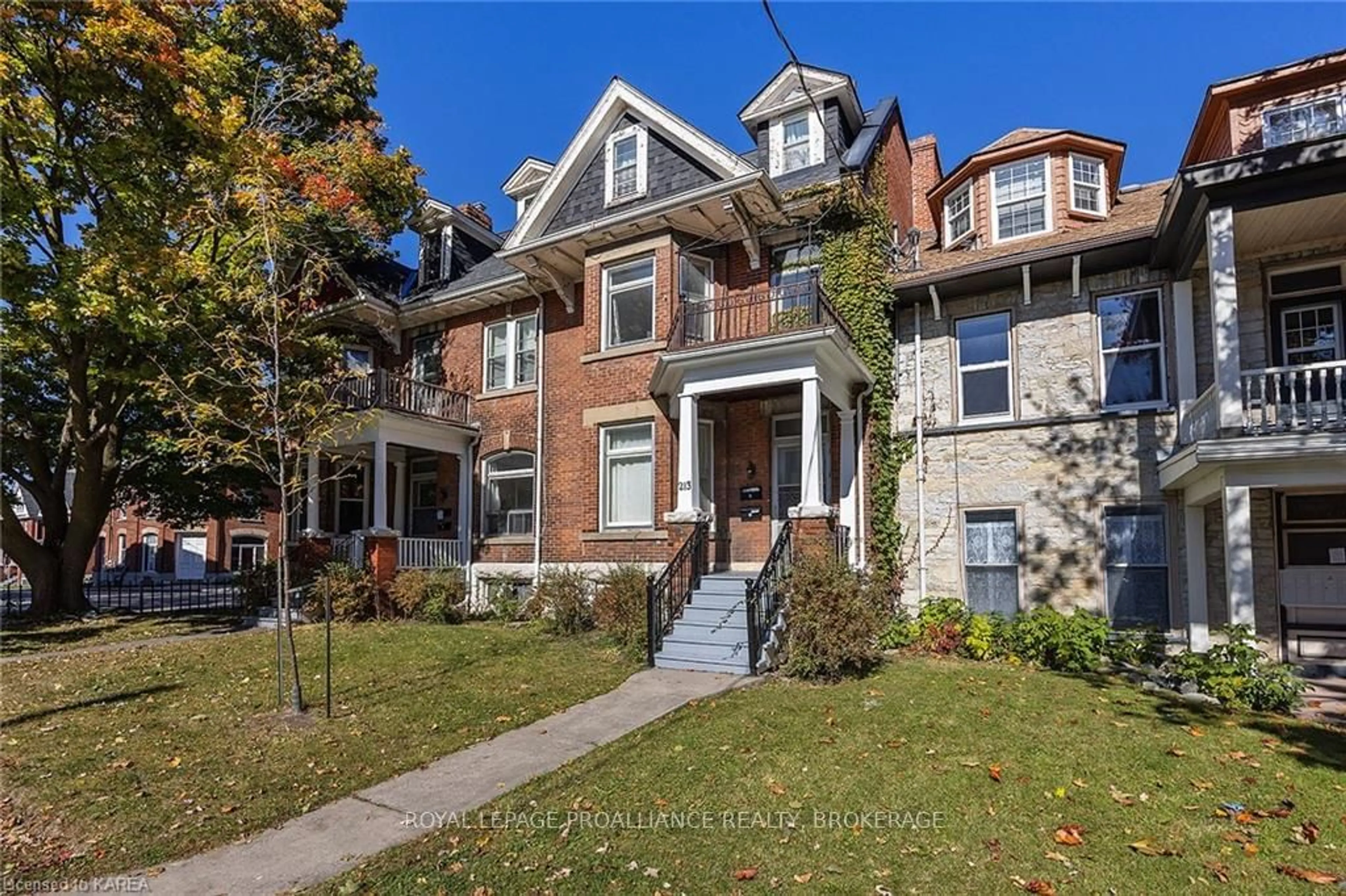 Home with brick exterior material, street for 213-215 William St, Kingston Ontario K7L 2E2