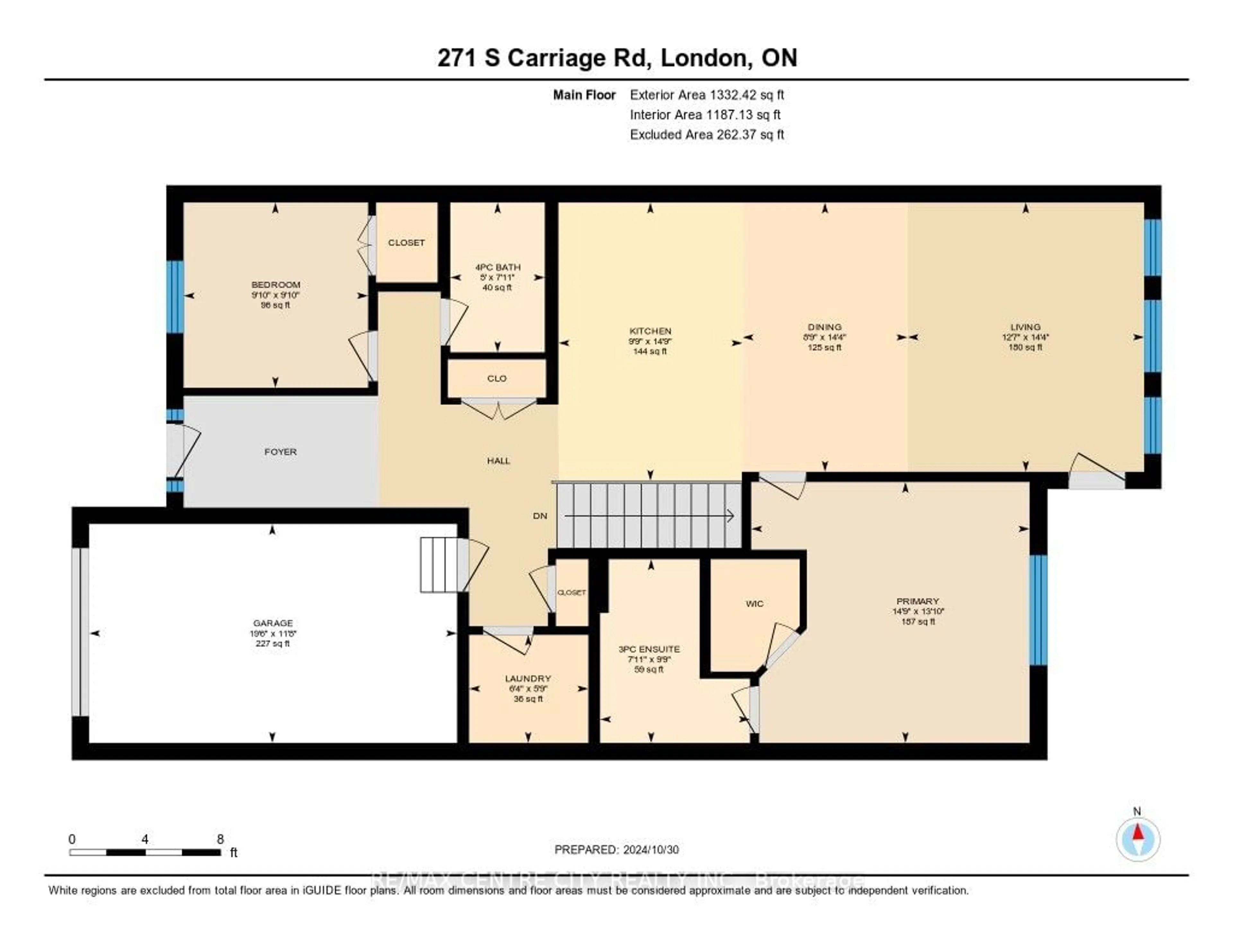 Floor plan for 271 South Carriage Rd, London North Ontario N6H 0B5