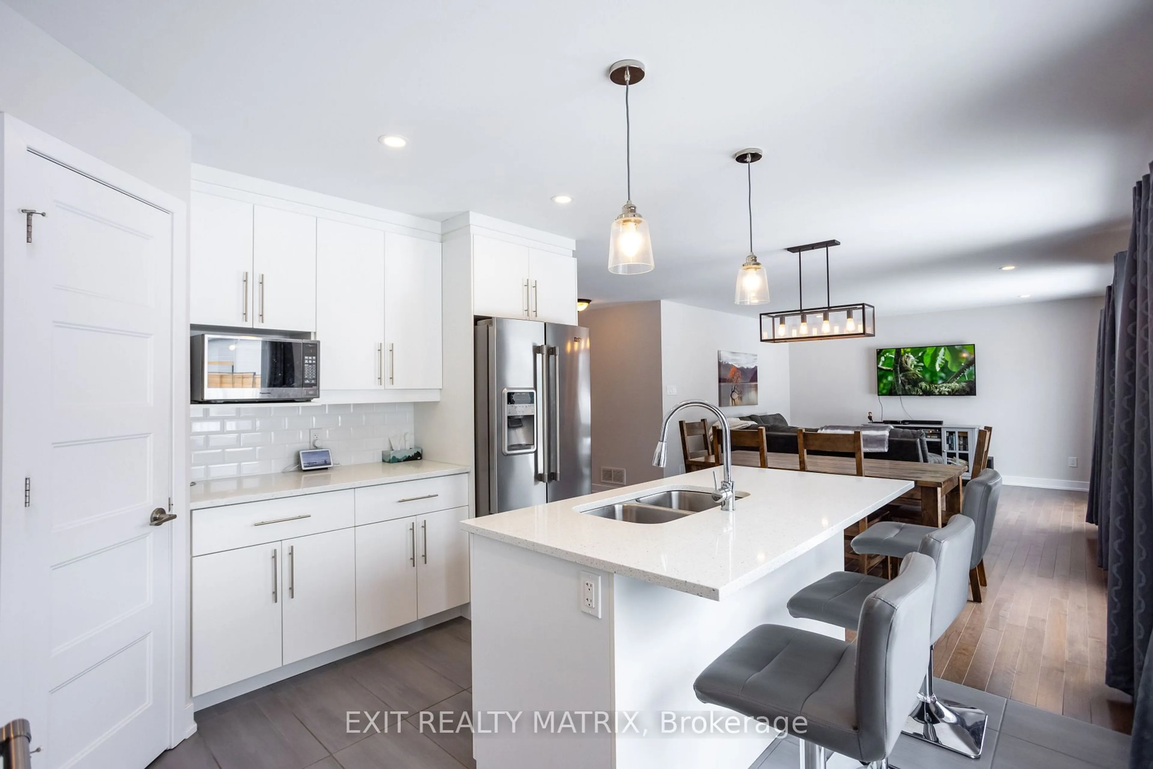 Contemporary kitchen, ceramic/tile floor for 113 Argile St, The Nation Ontario K0A 1M0