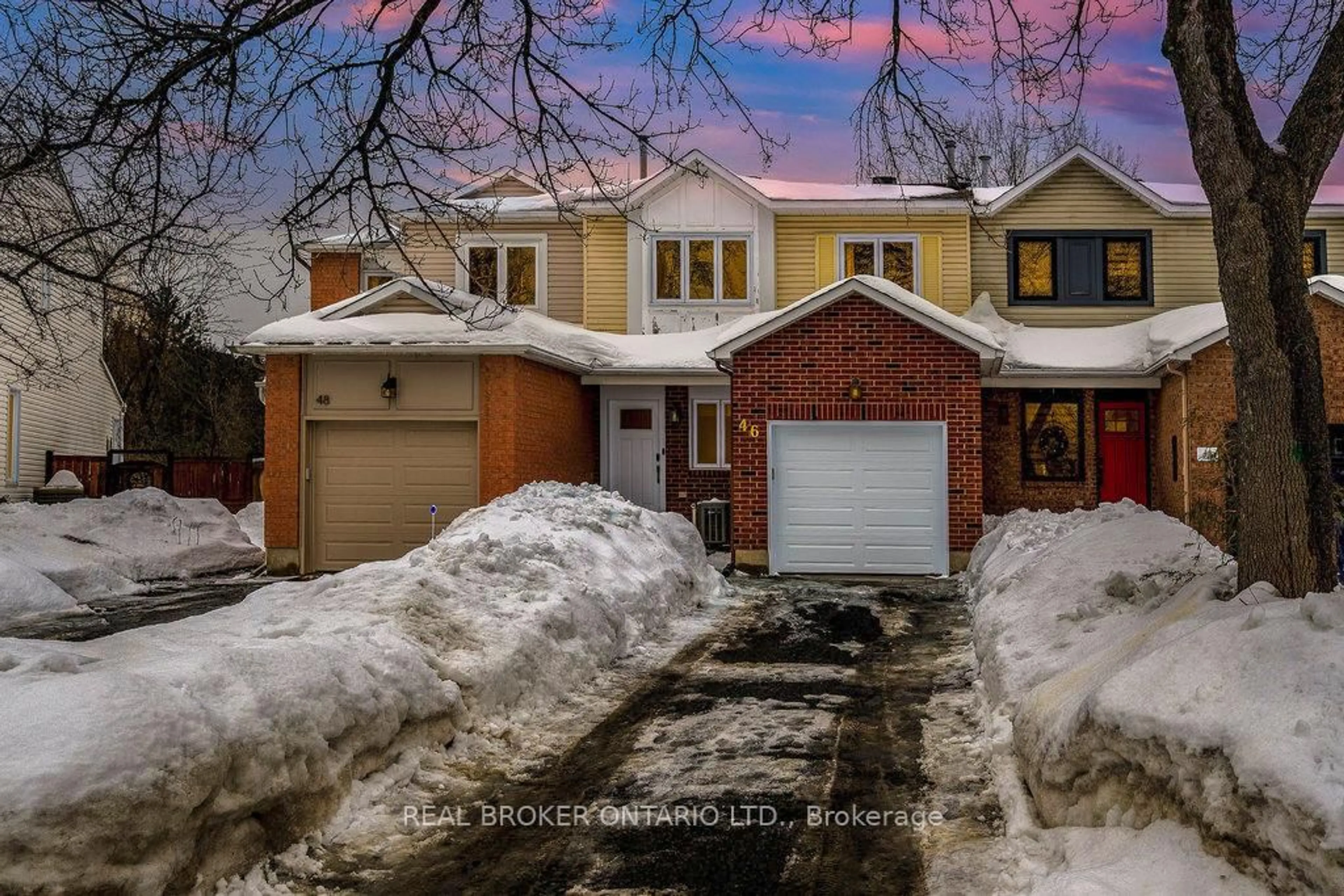 Home with brick exterior material, street for 46 Kimbolton Cres, Kanata Ontario K2K 2S4