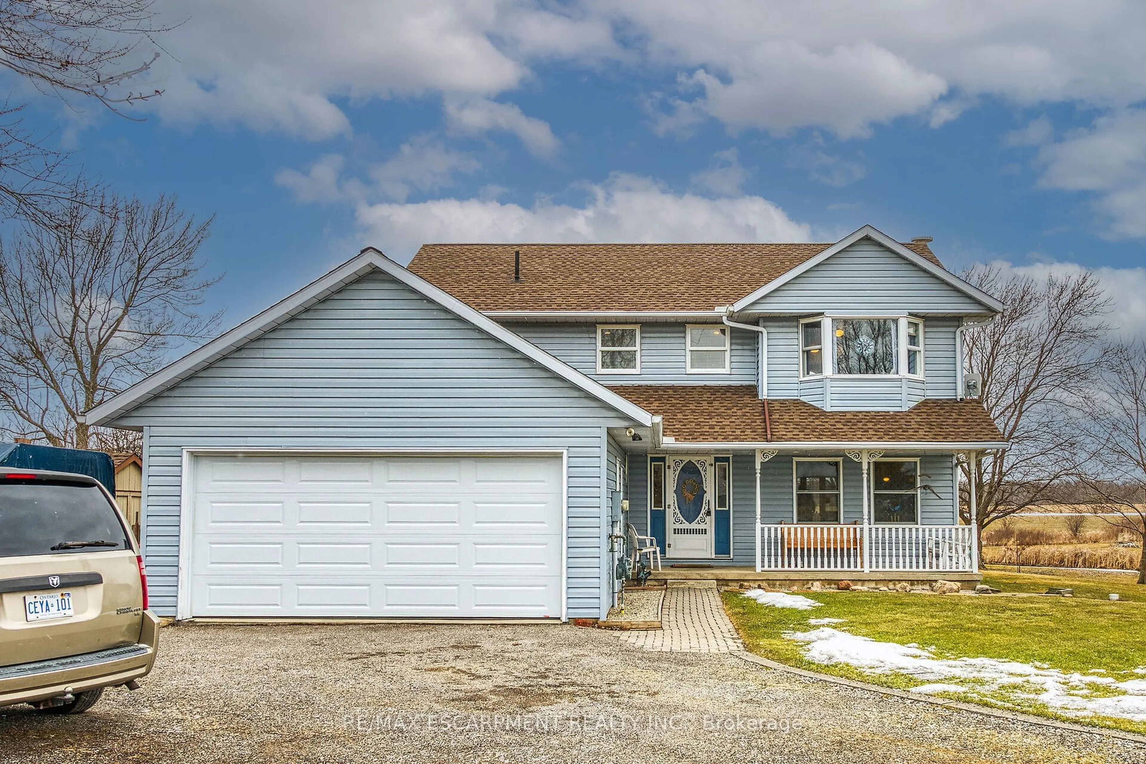 Home with vinyl exterior material, street for 283 Link Rd, Haldimand Ontario N0A 1E0