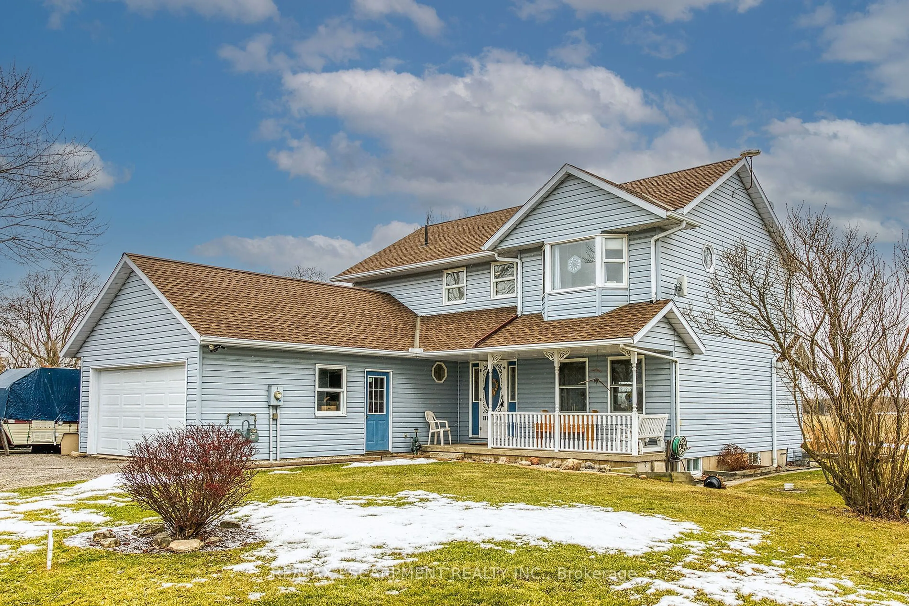 Home with vinyl exterior material, street for 283 Link Rd, Haldimand Ontario N0A 1E0